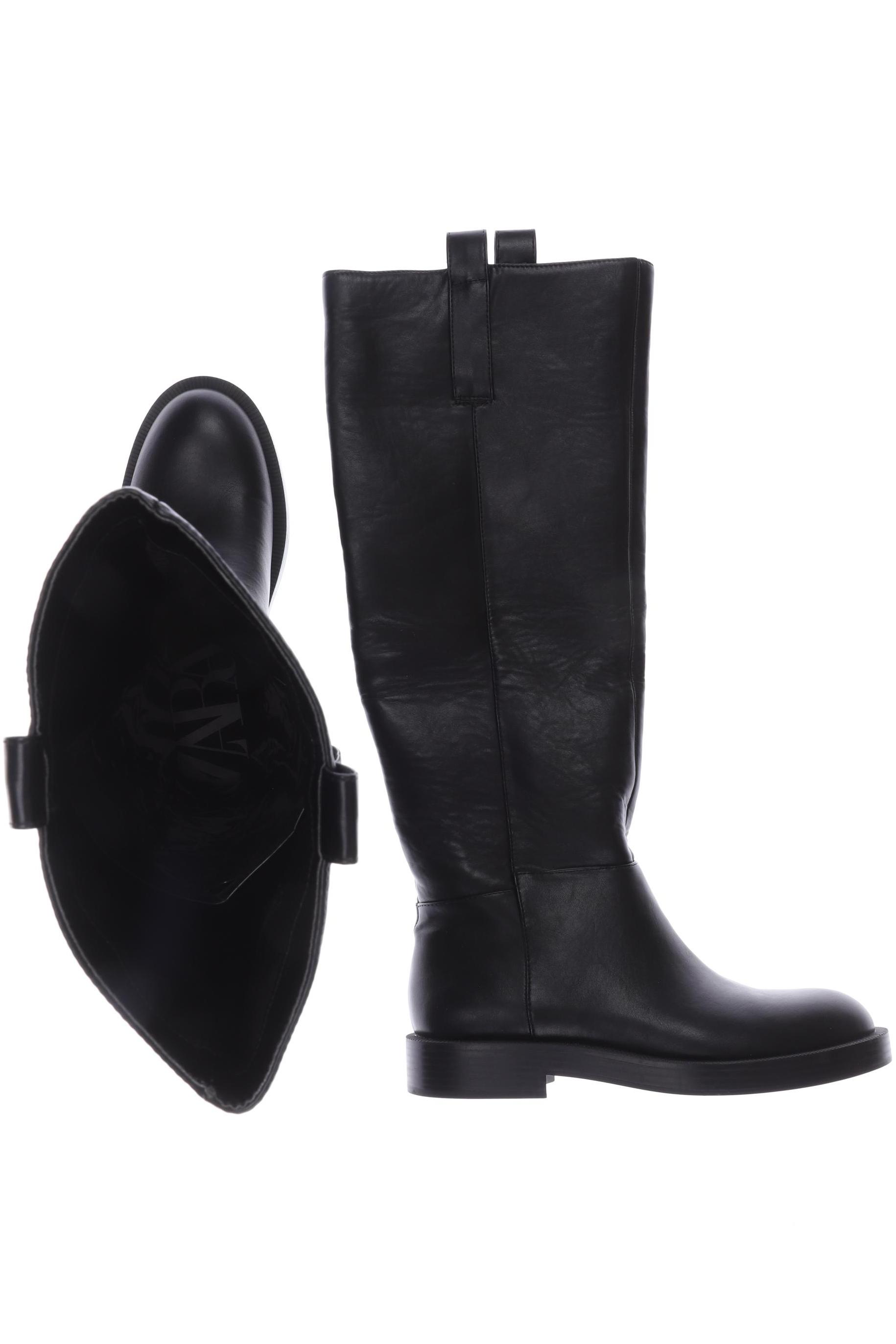 

ZARA Damen Stiefel, schwarz