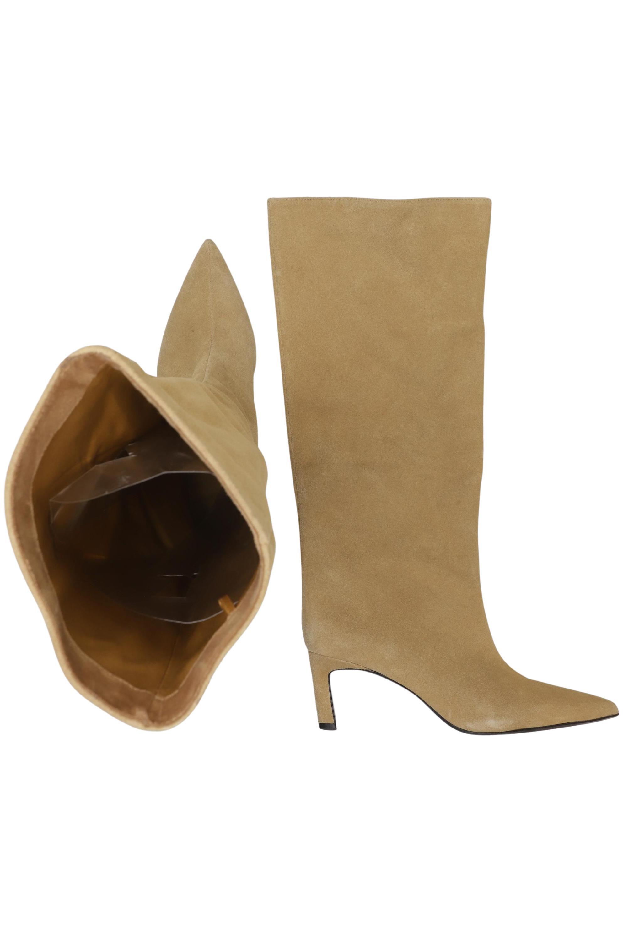 

Zara Damen Stiefel, beige, Gr. 39