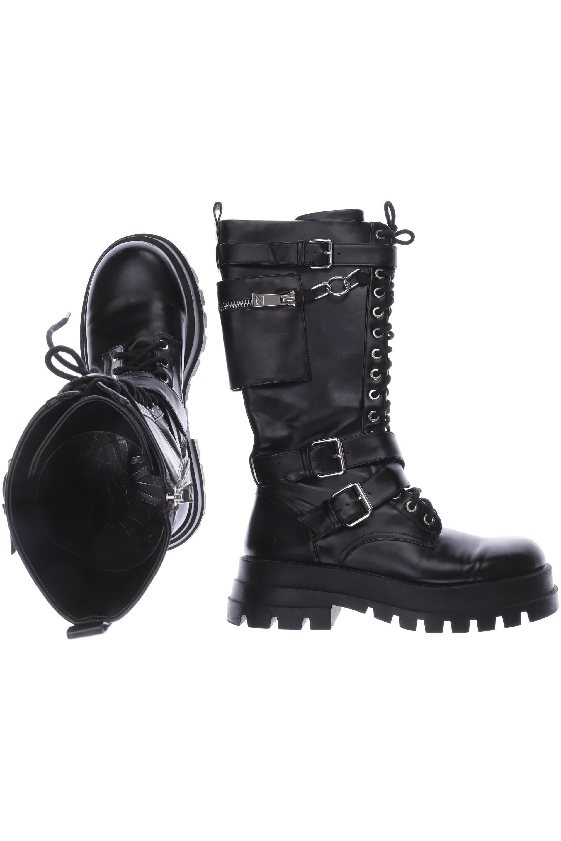 

ZARA Damen Stiefel, schwarz