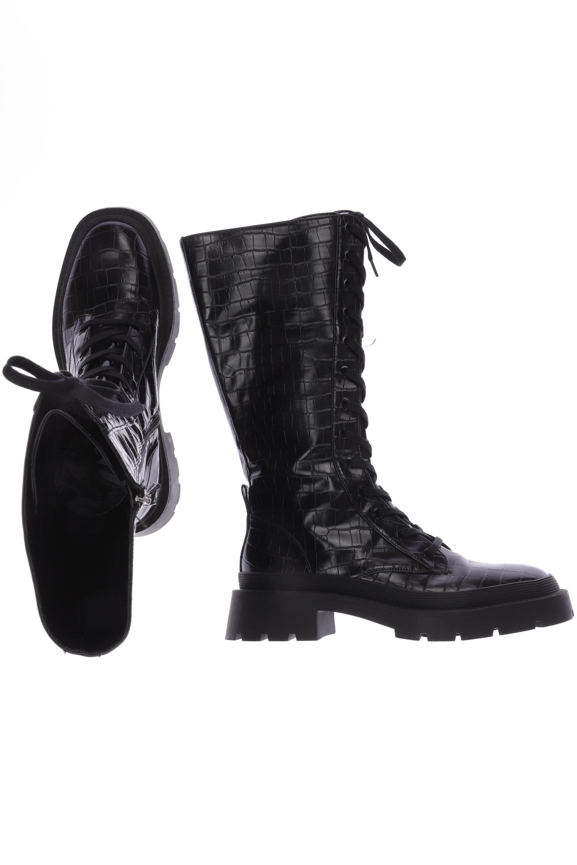 

ZARA Damen Stiefel, schwarz