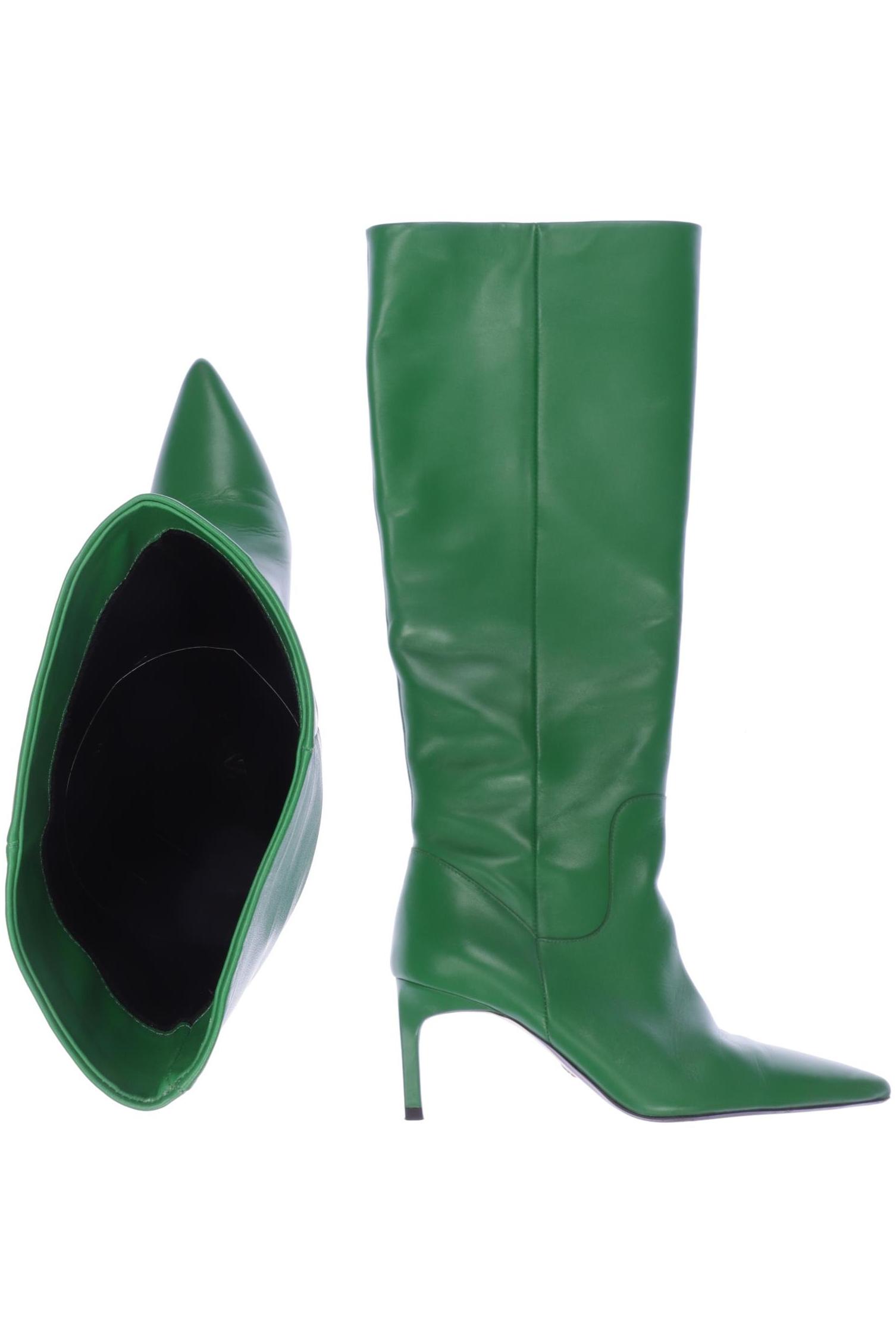 

Zara Damen Stiefel, grün, Gr. 38