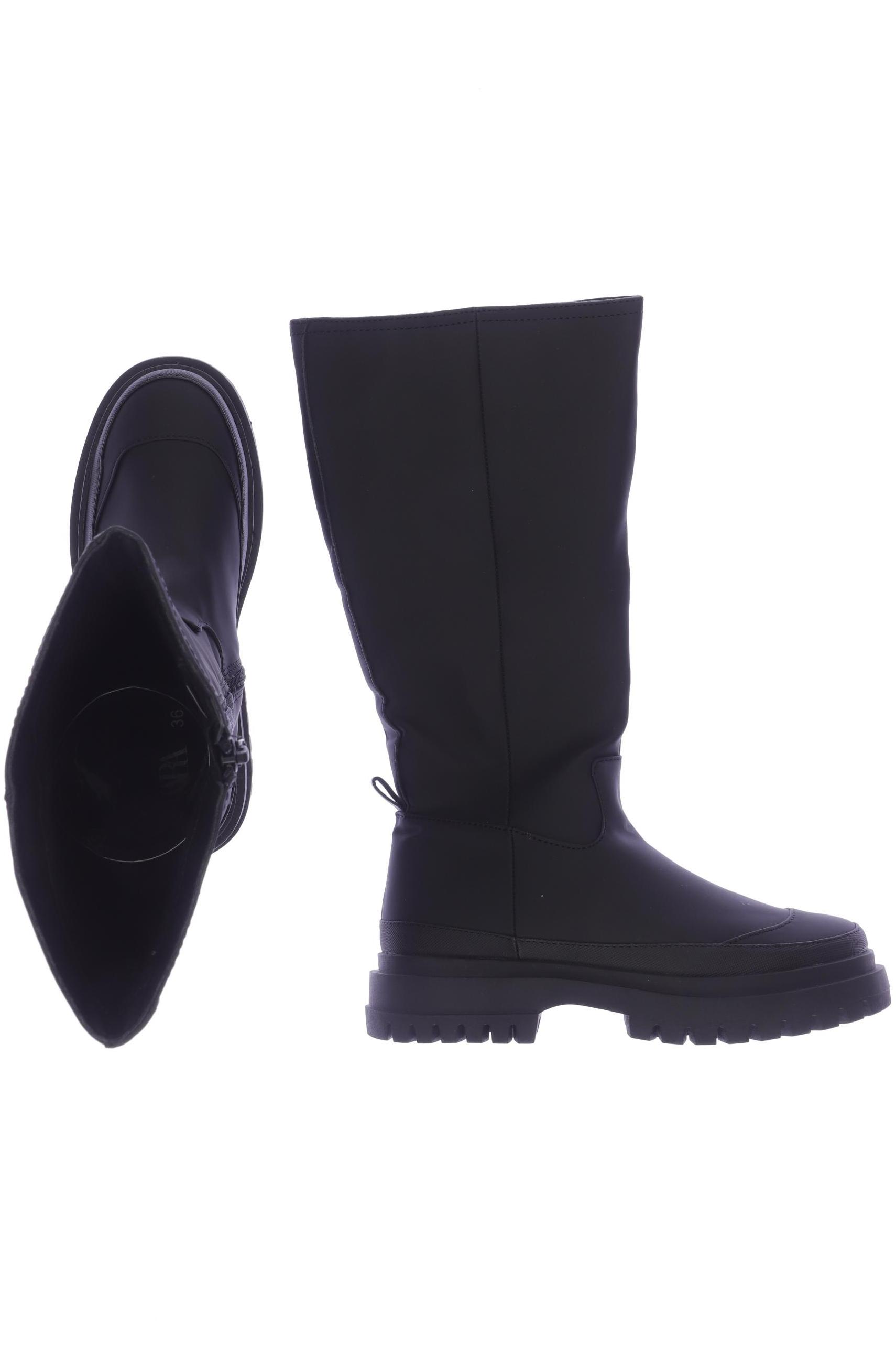 

ZARA Damen Stiefel, schwarz