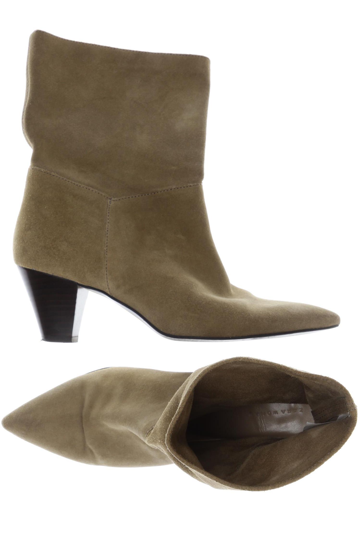 

Zara Damen Stiefel, beige, Gr. 37