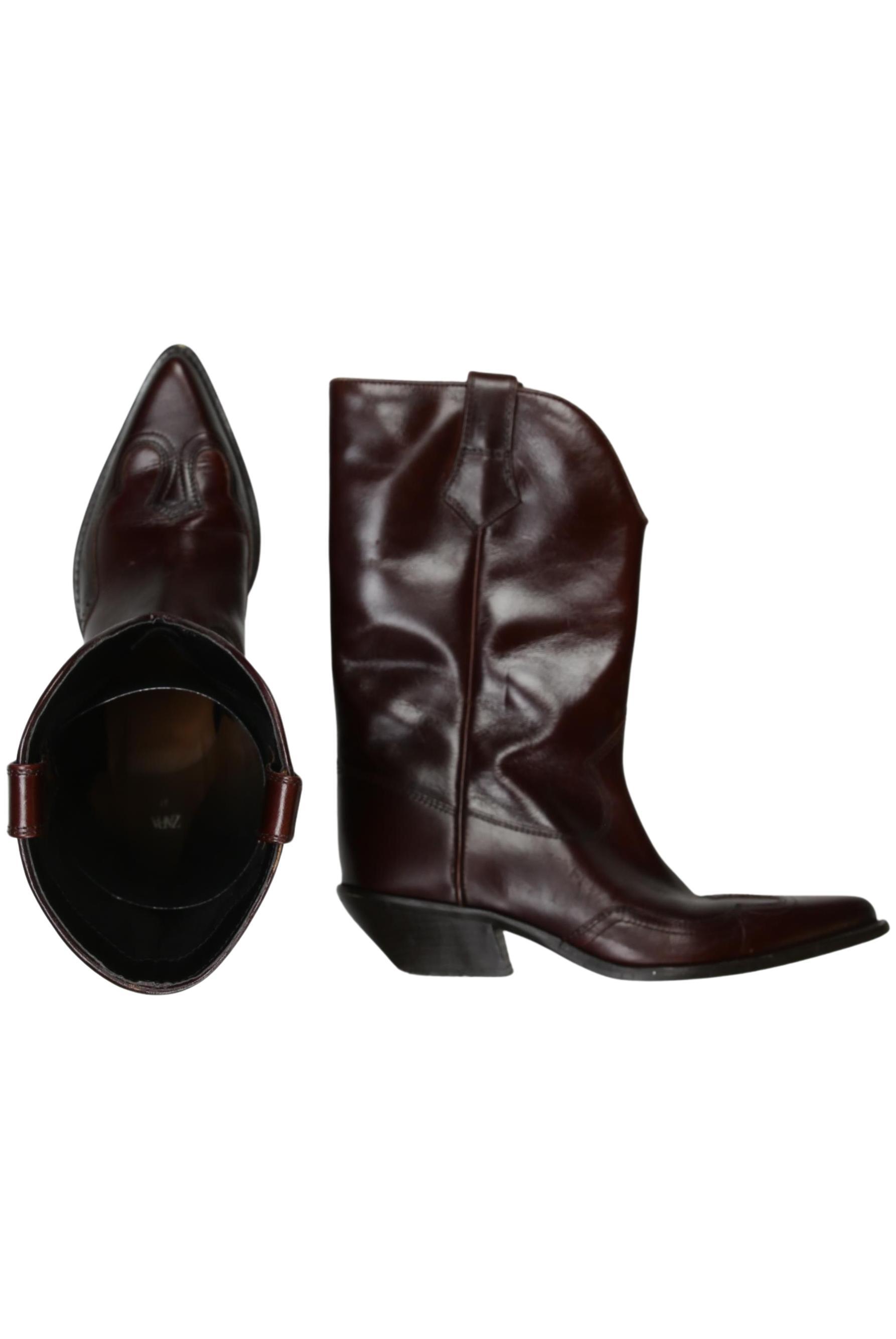 

Zara Damen Stiefel, bordeaux, Gr. 37