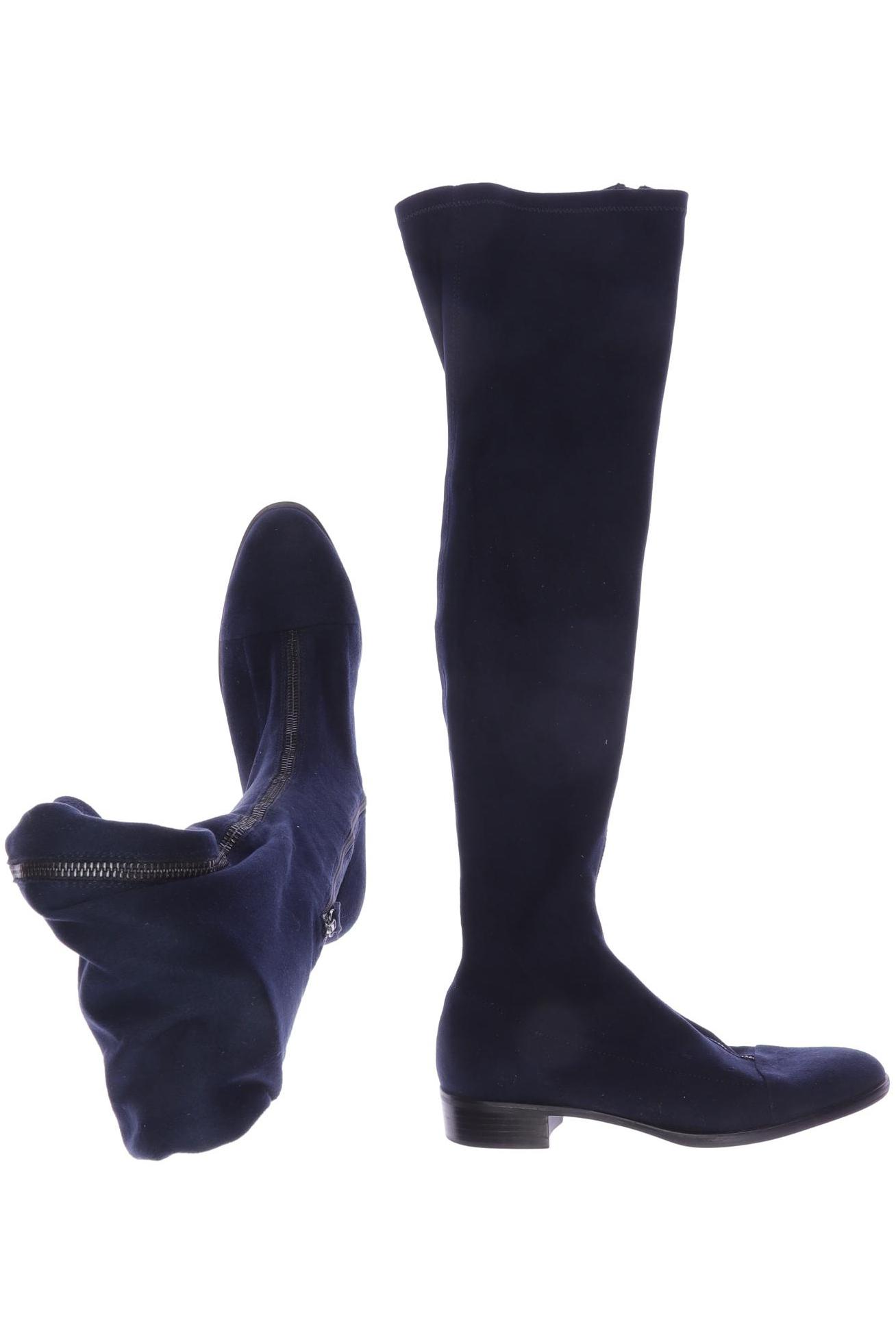 

ZARA Damen Stiefel, marineblau