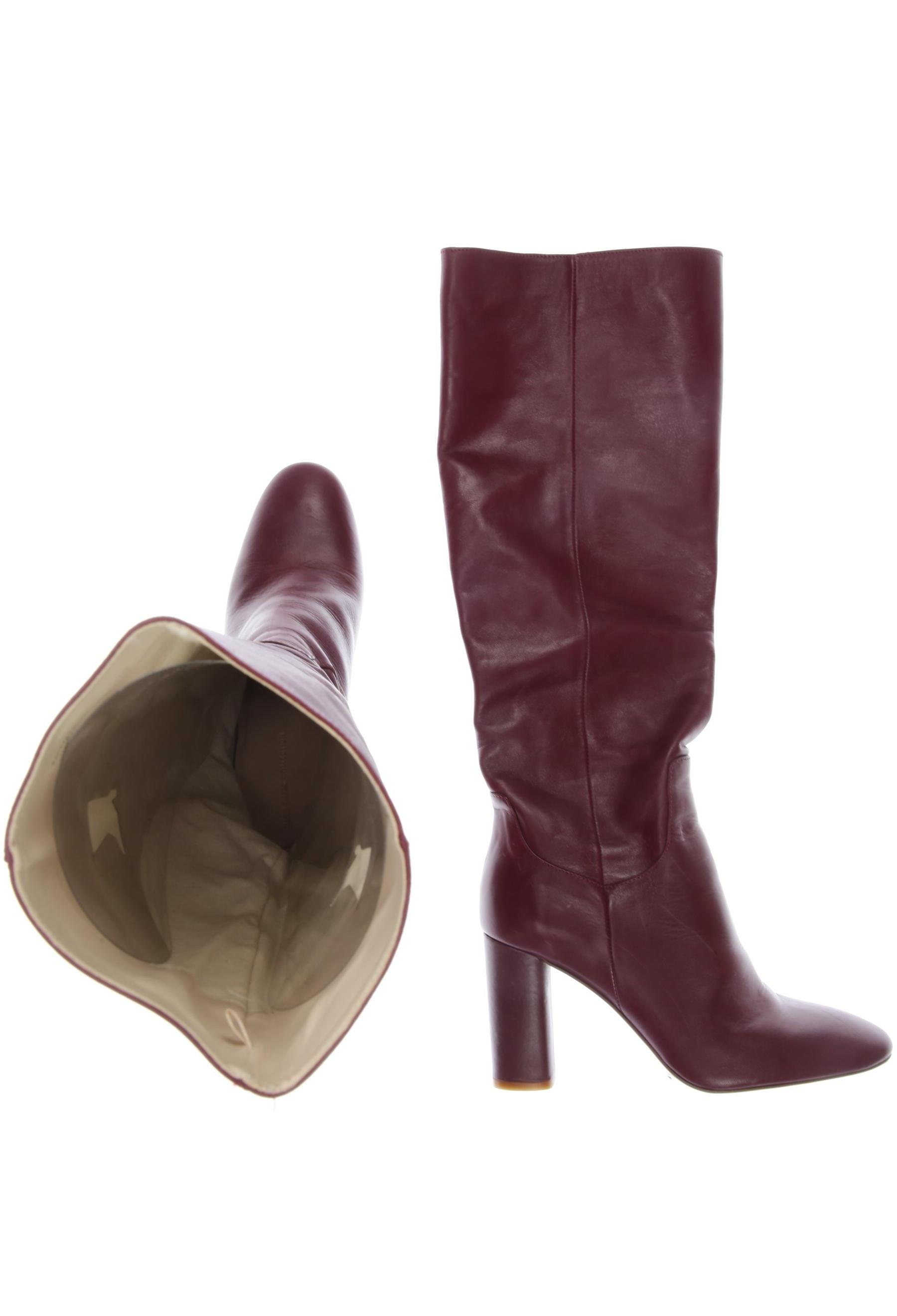 

Zara Damen Stiefel, bordeaux, Gr. 38