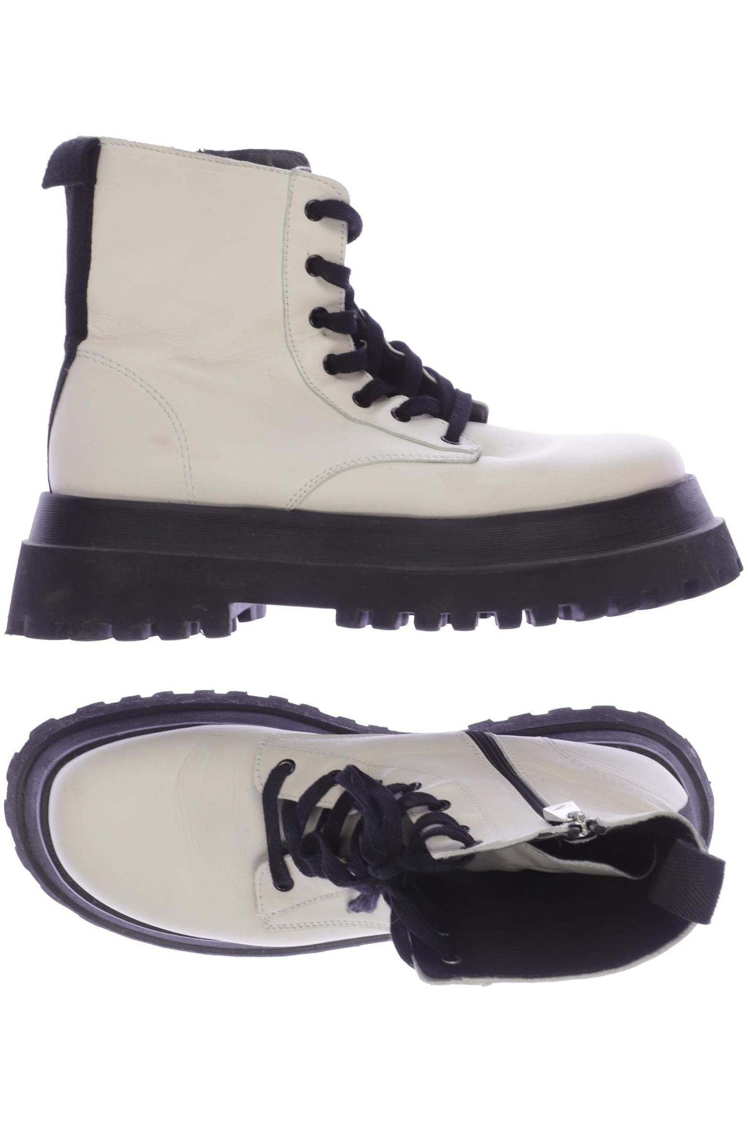 

Zara Damen Stiefelette, cremeweiß, Gr. 42
