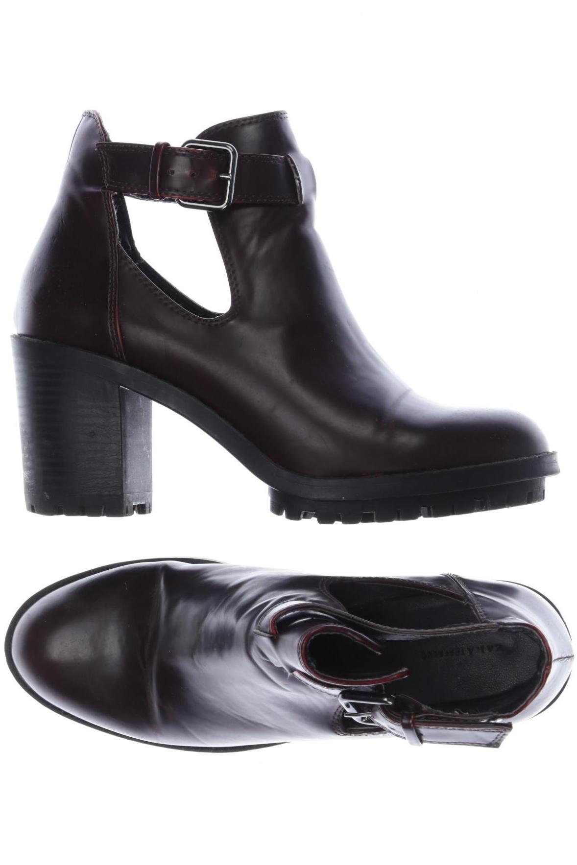 

Zara Damen Stiefelette, bordeaux, Gr. 39