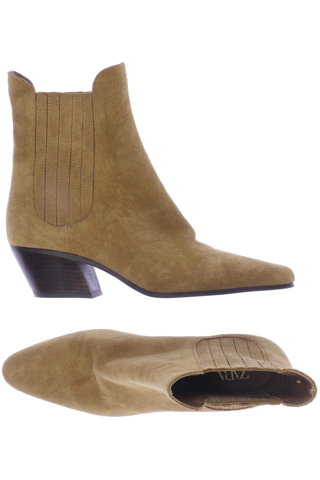 

ZARA Damen Stiefelette, braun