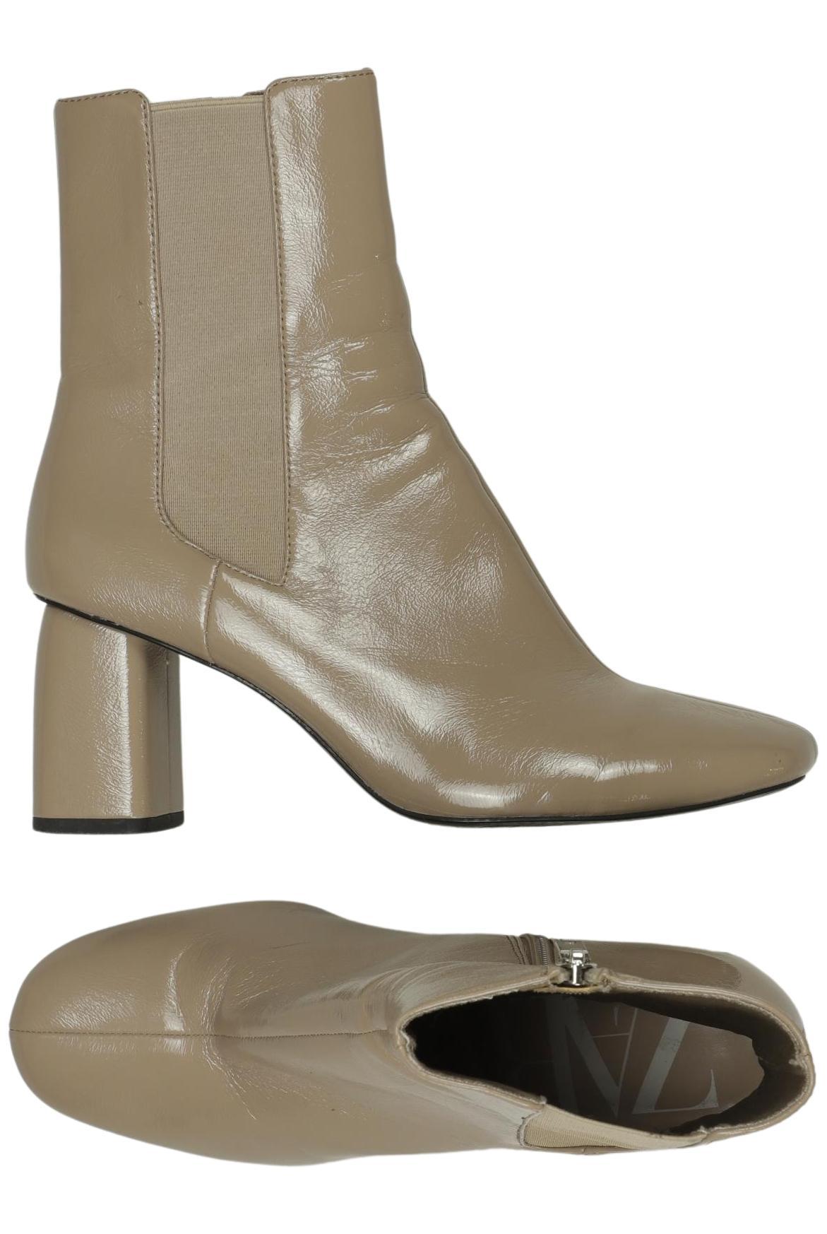 

Zara Damen Stiefelette, beige, Gr. 40