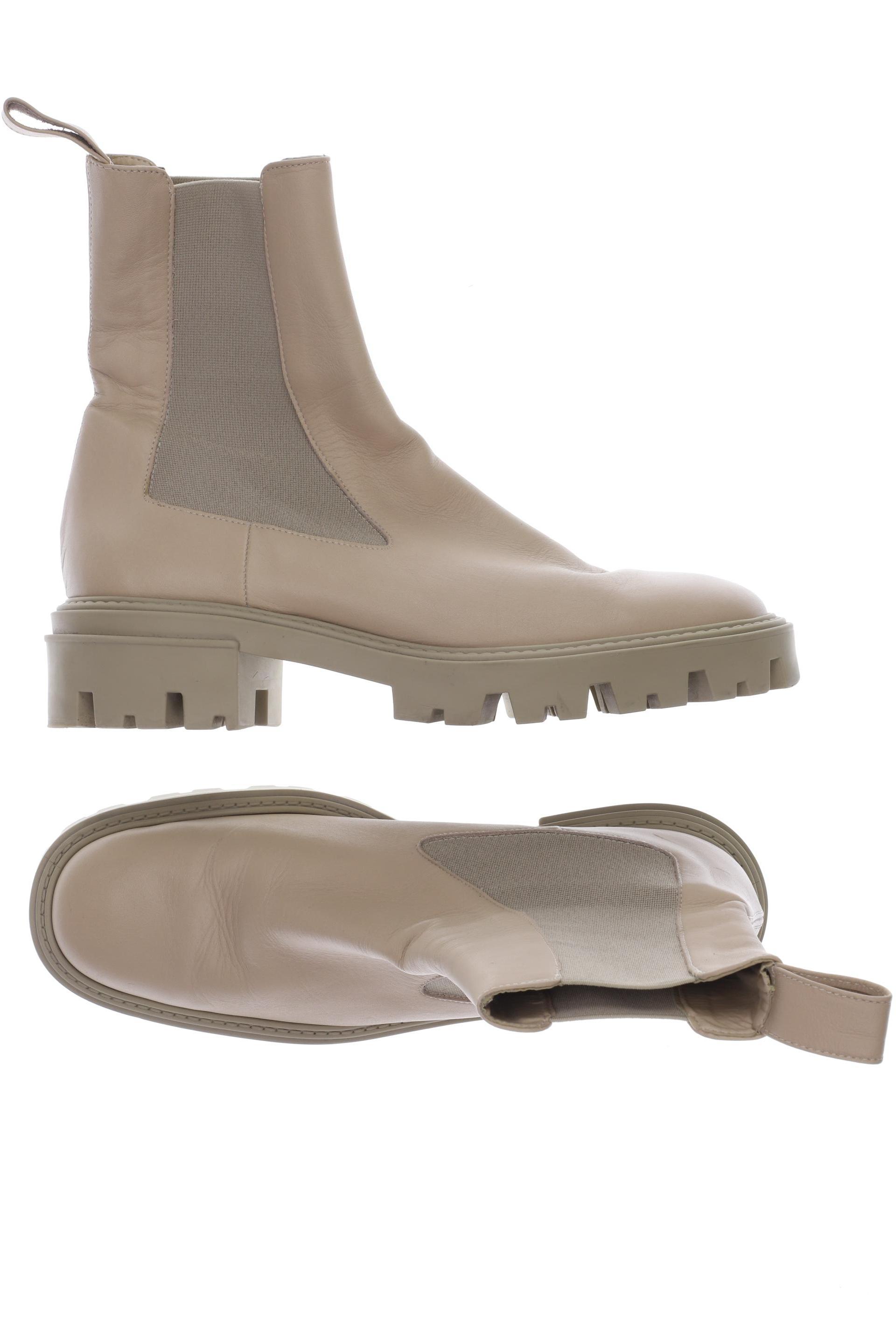 

ZARA Damen Stiefelette, beige