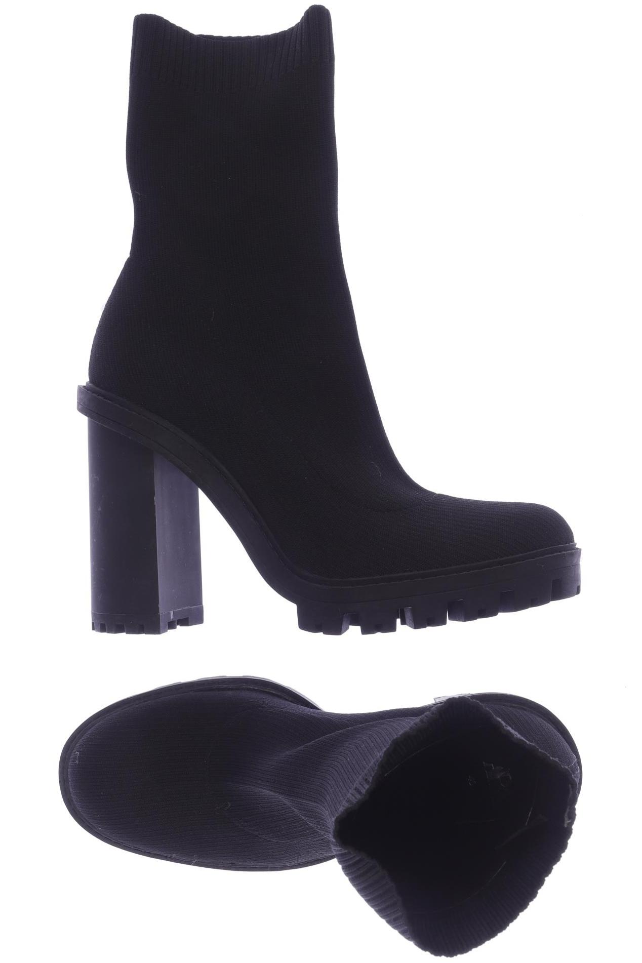 

ZARA Damen Stiefelette, schwarz