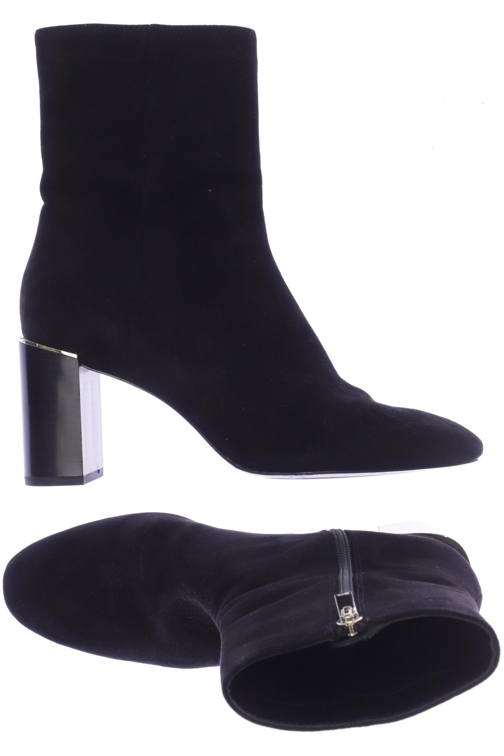 

ZARA Damen Stiefelette, schwarz
