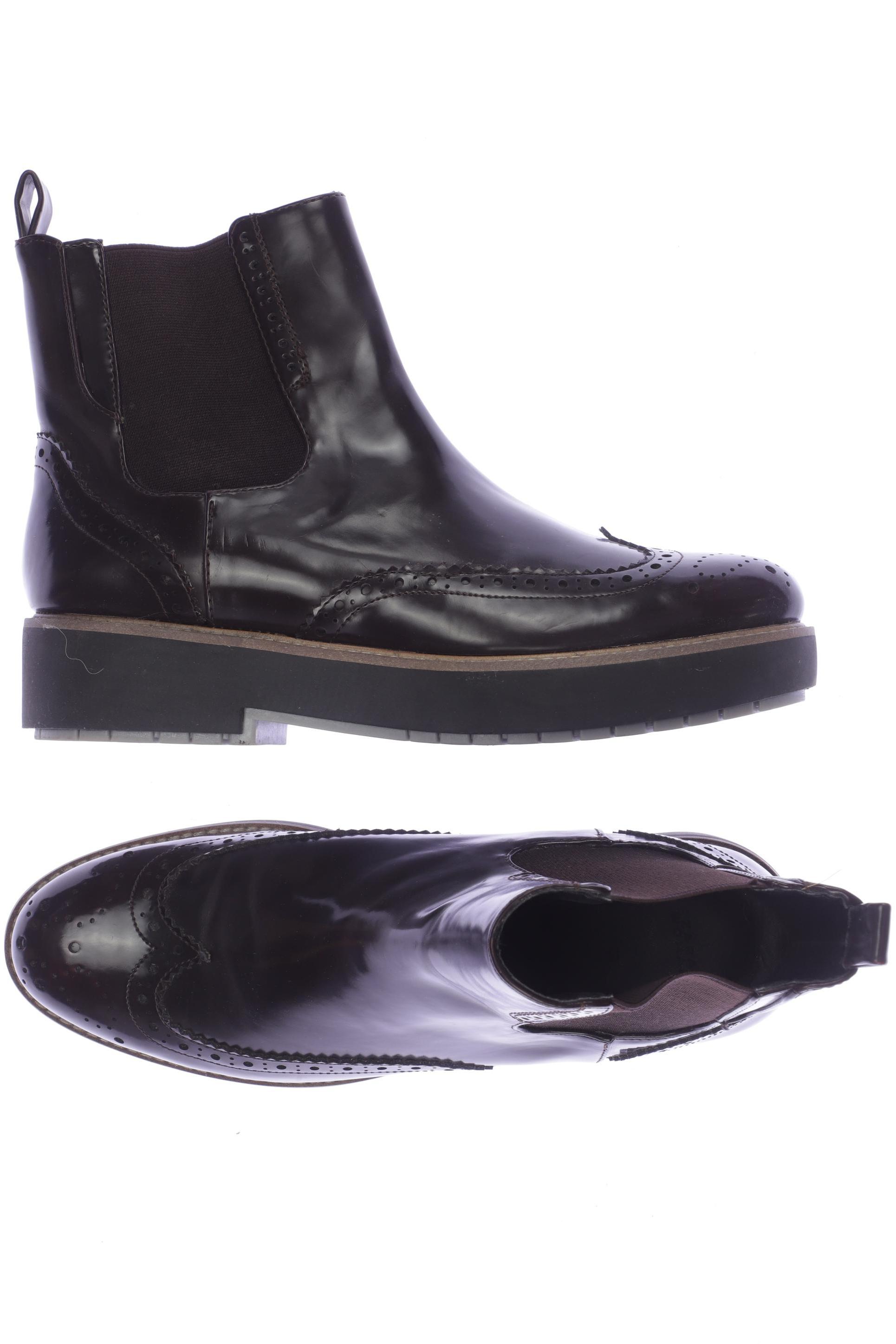 

ZARA Damen Stiefelette, braun