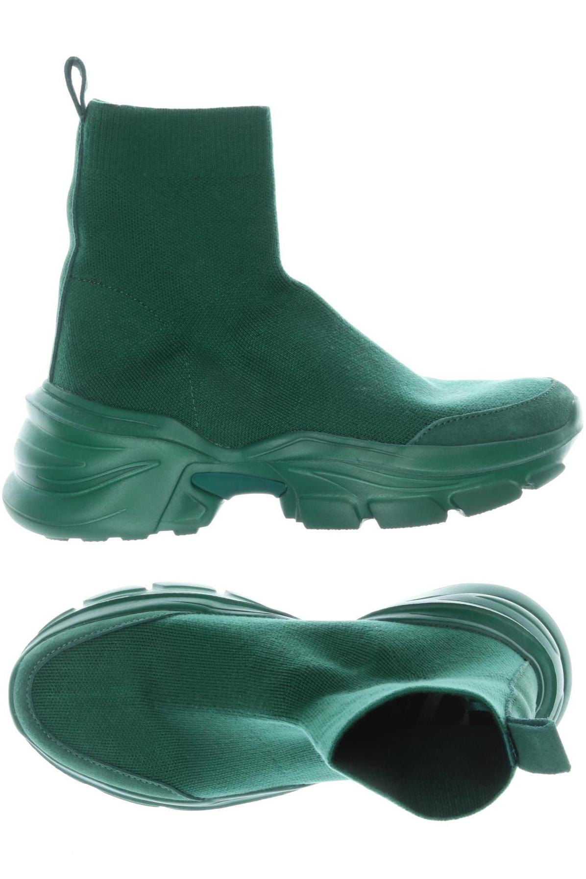 

Zara Damen Stiefelette, grün, Gr. 36