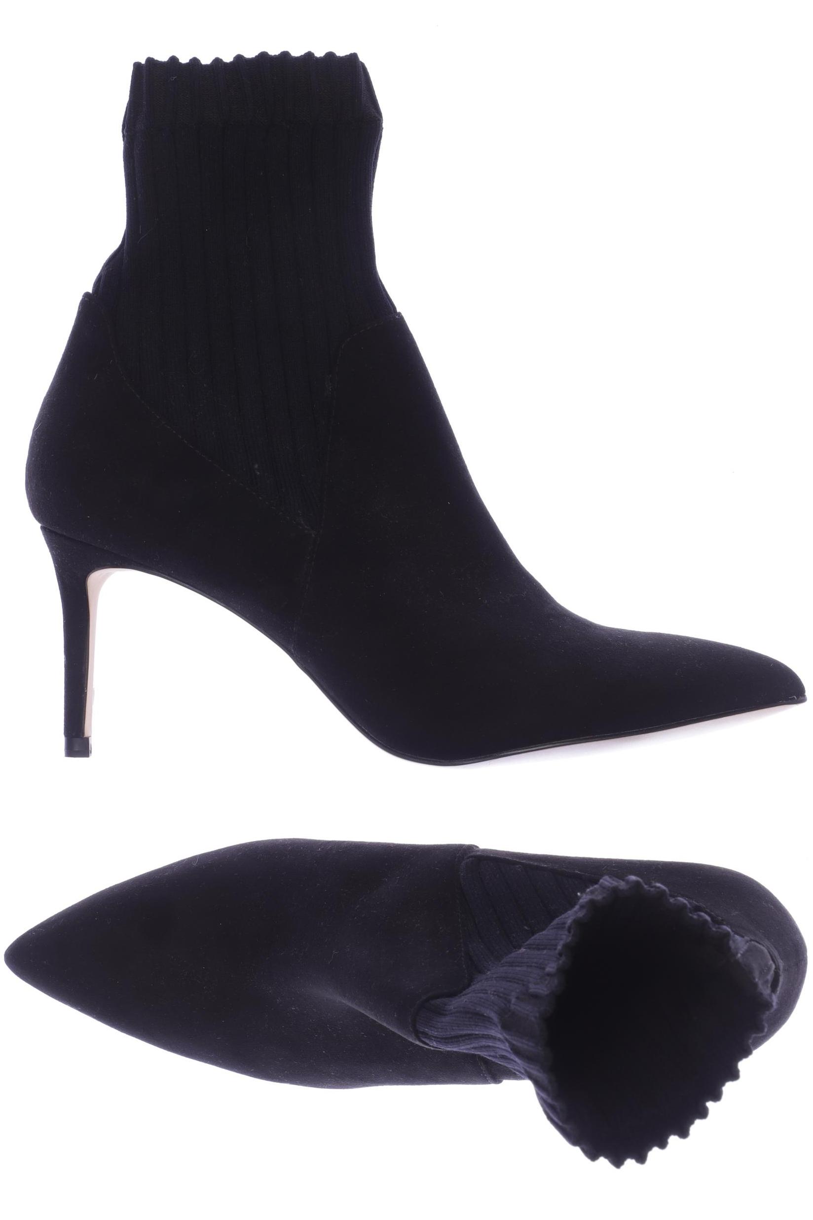 

ZARA Damen Stiefelette, schwarz