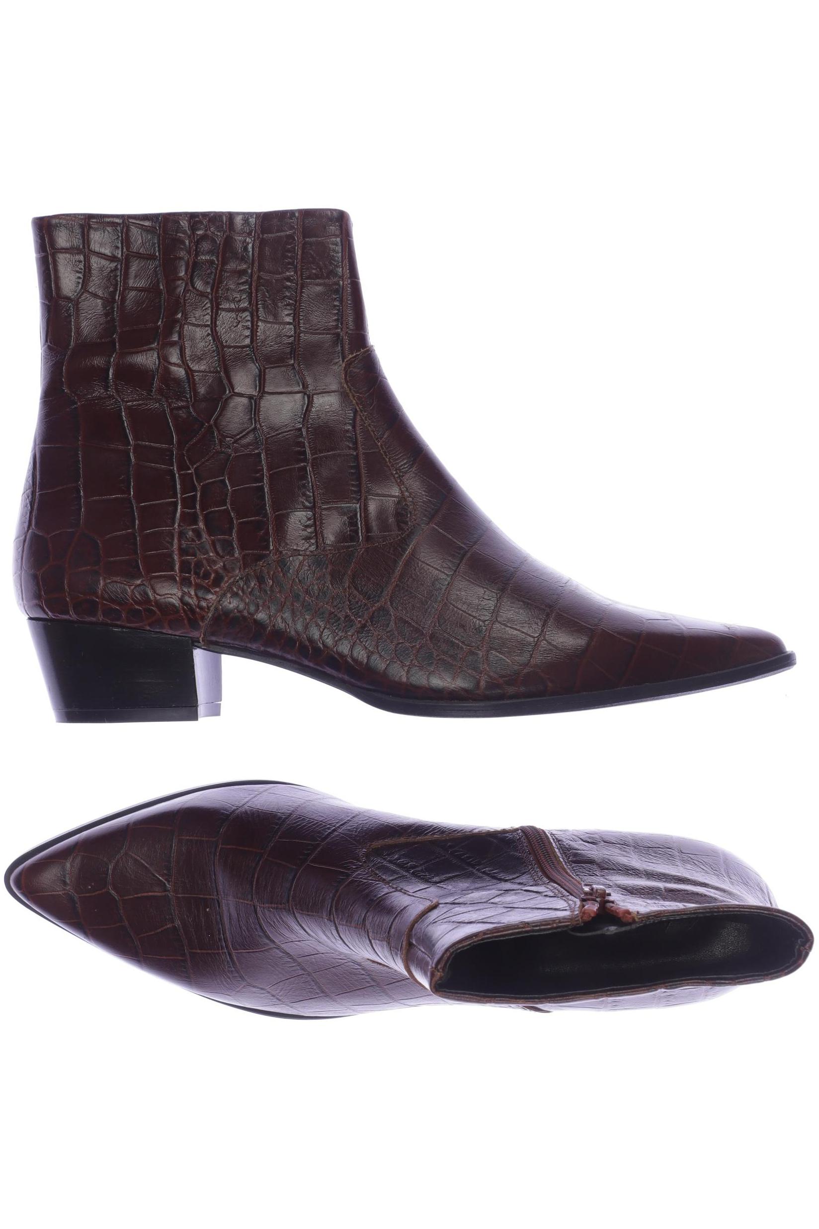 

Zara Damen Stiefelette, bordeaux, Gr. 41