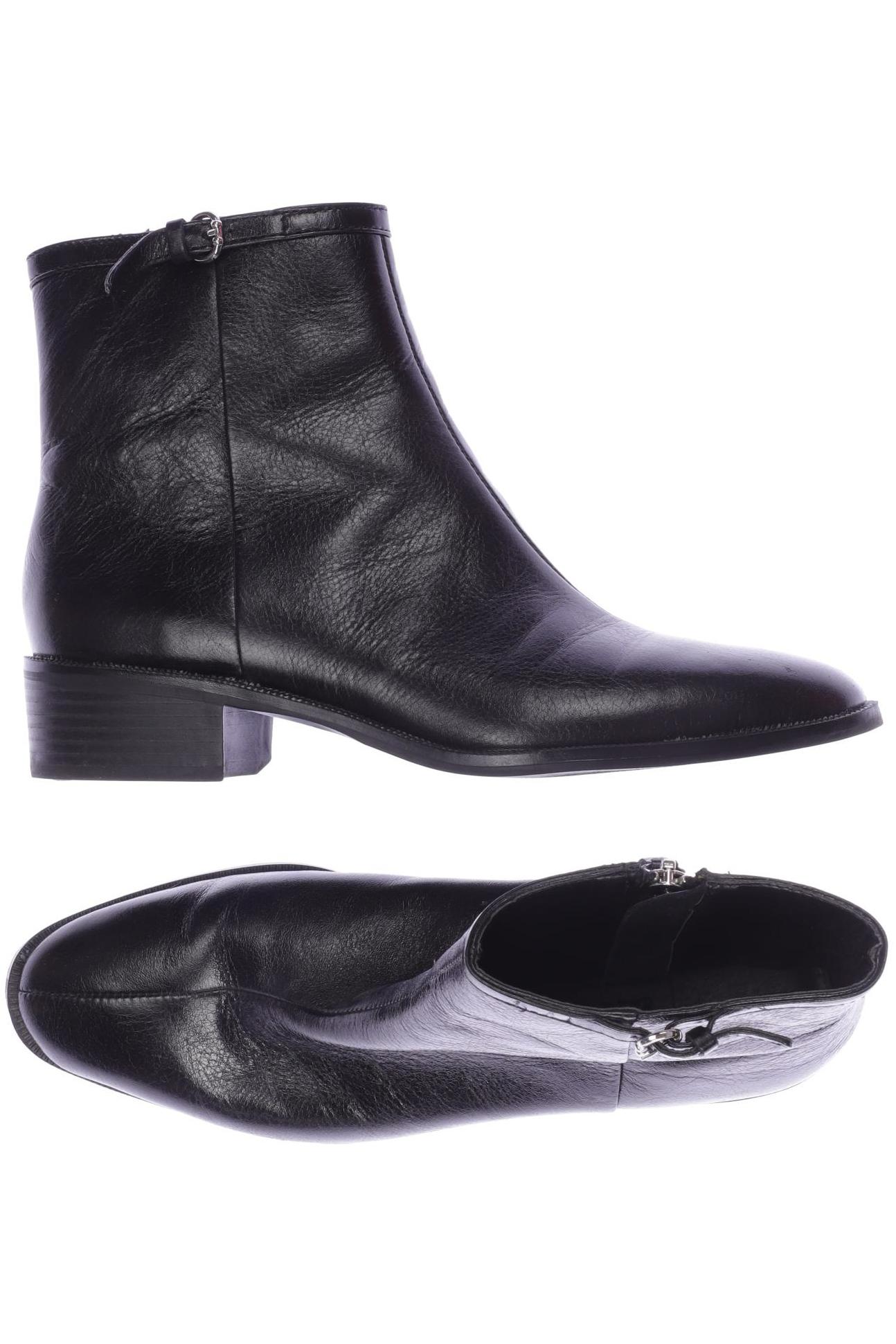 

ZARA Damen Stiefelette, schwarz