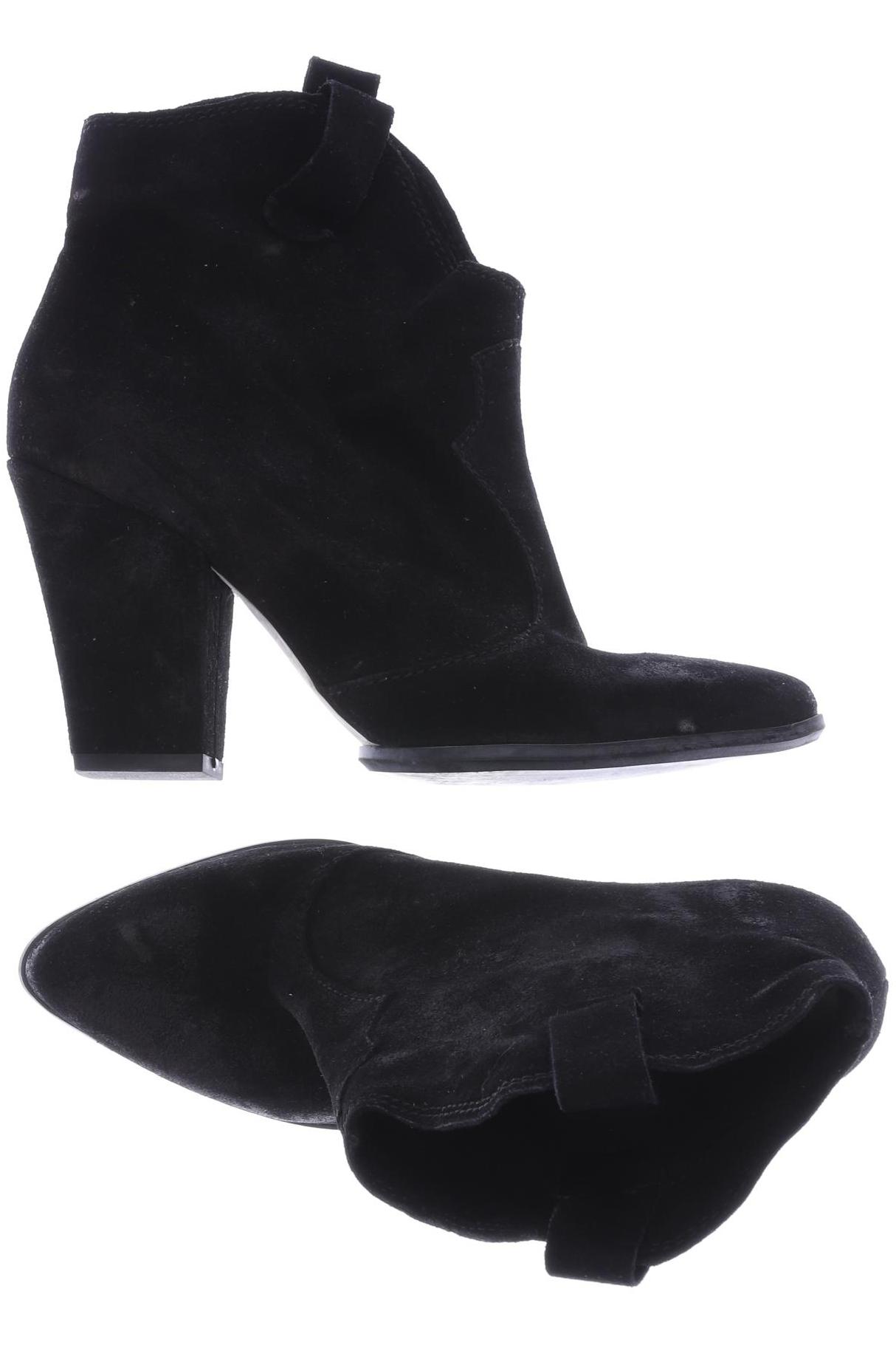 

ZARA Damen Stiefelette, schwarz