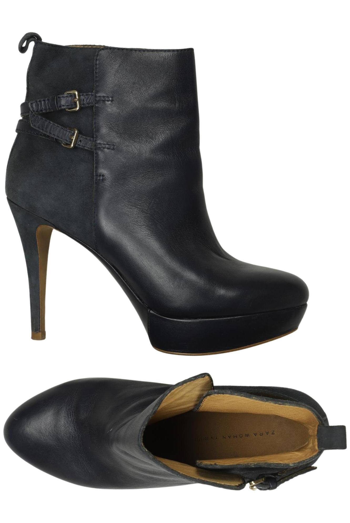 

Zara Damen Stiefelette, marineblau, Gr. 38