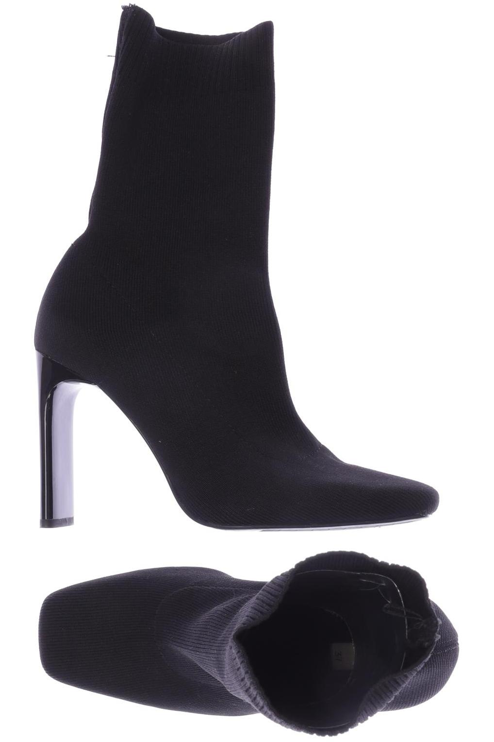 

ZARA Damen Stiefelette, schwarz