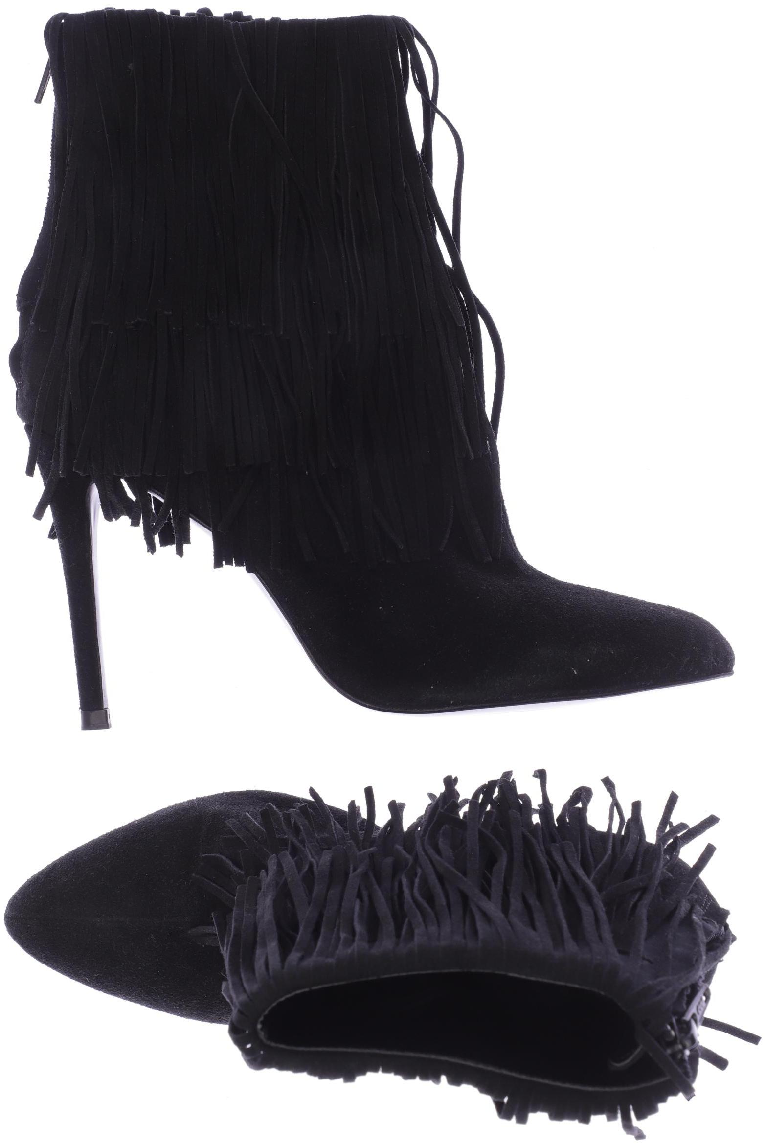 

ZARA Damen Stiefelette, schwarz