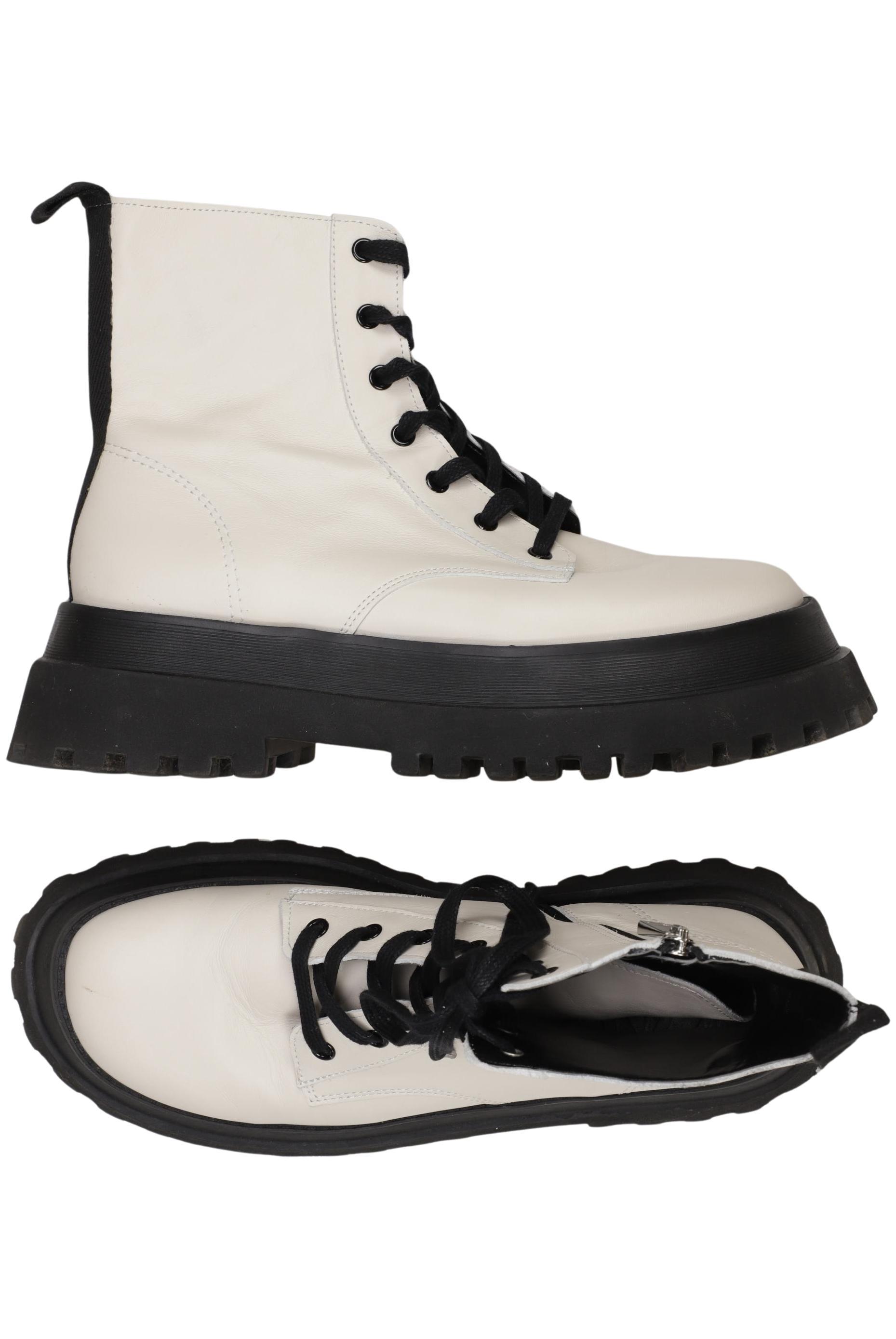 

Zara Damen Stiefelette, cremeweiß, Gr. 41