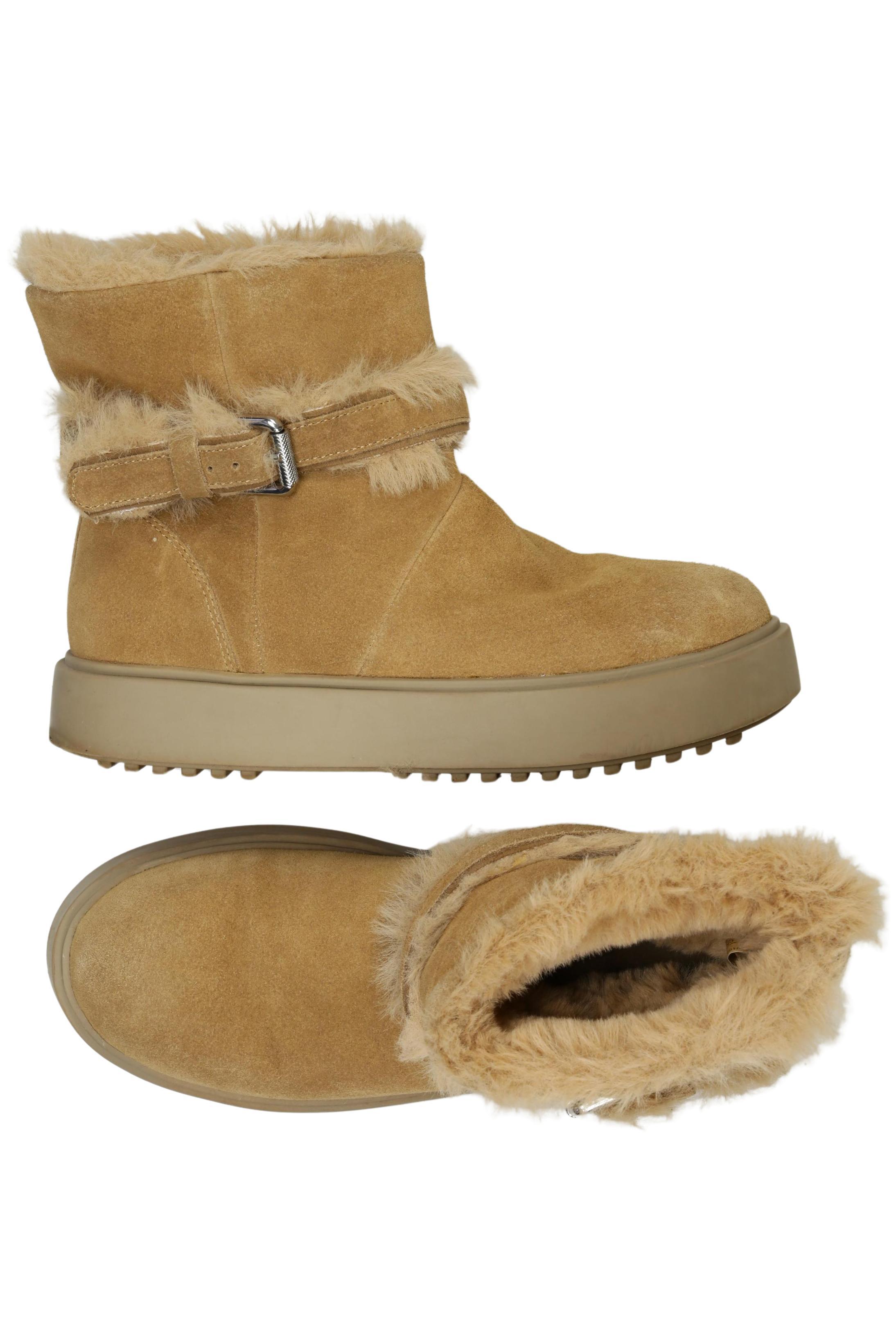 

Zara Damen Stiefelette, beige, Gr. 38