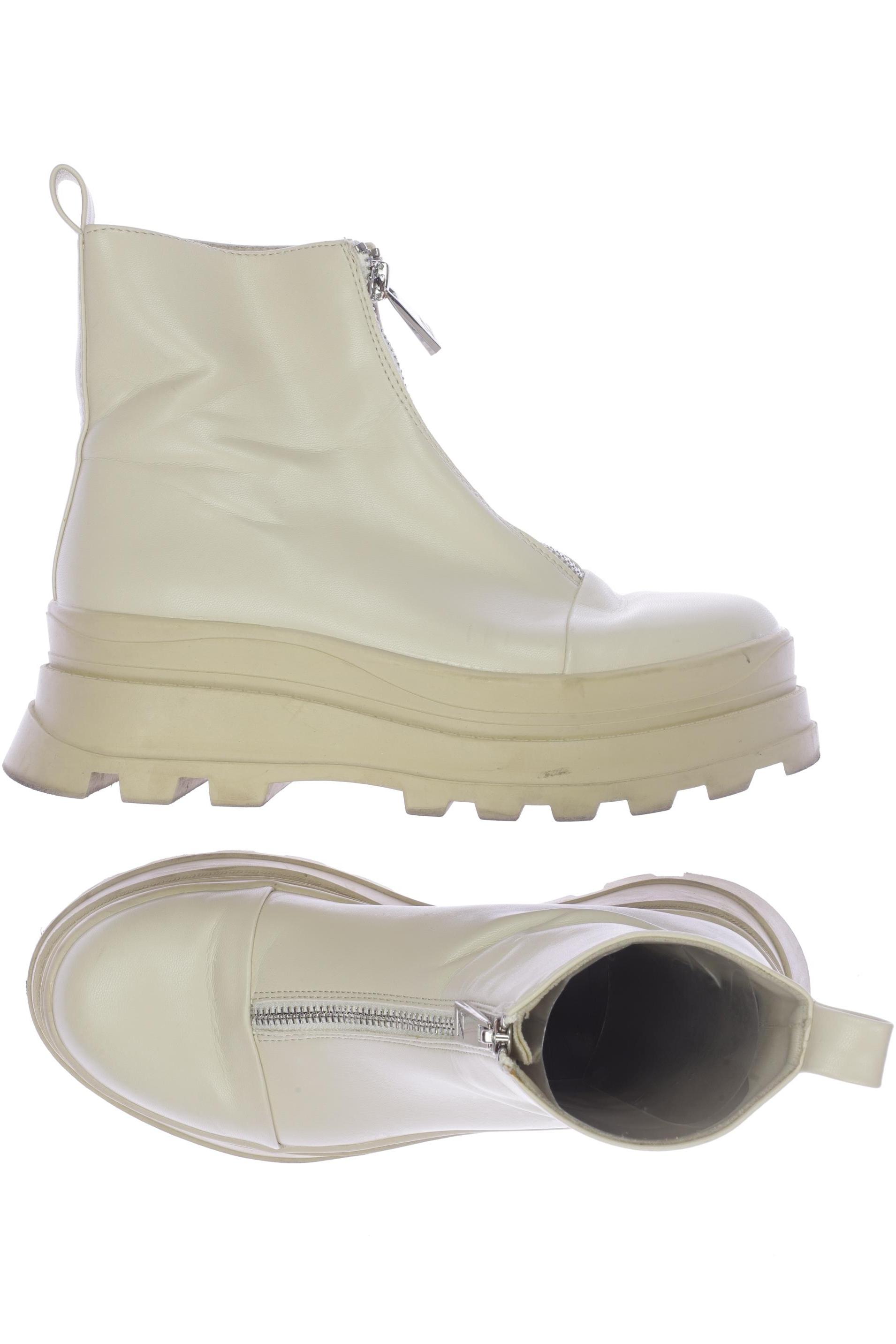 

Zara Damen Stiefelette, cremeweiß, Gr. 36