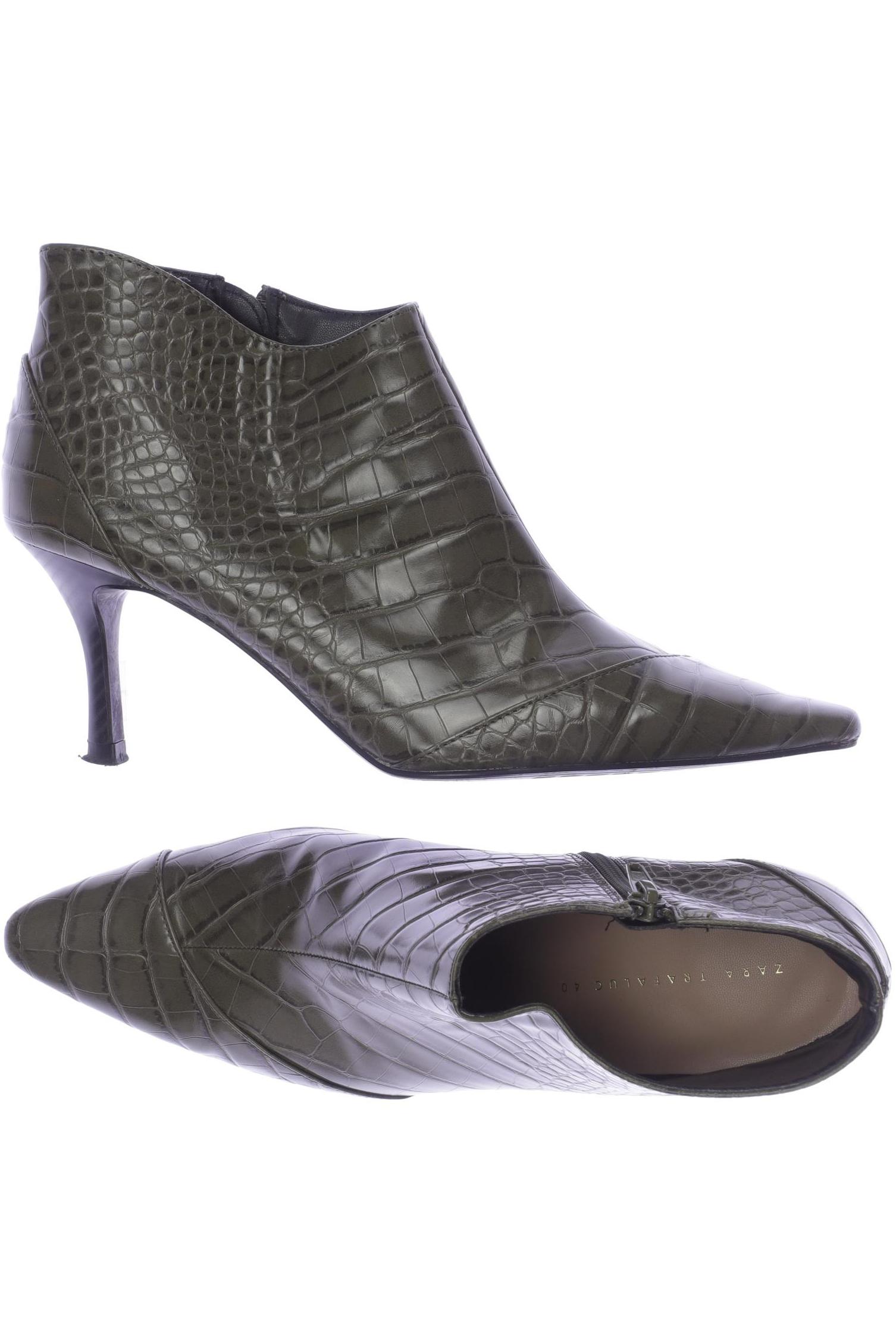 

Zara Damen Stiefelette, grün, Gr. 40