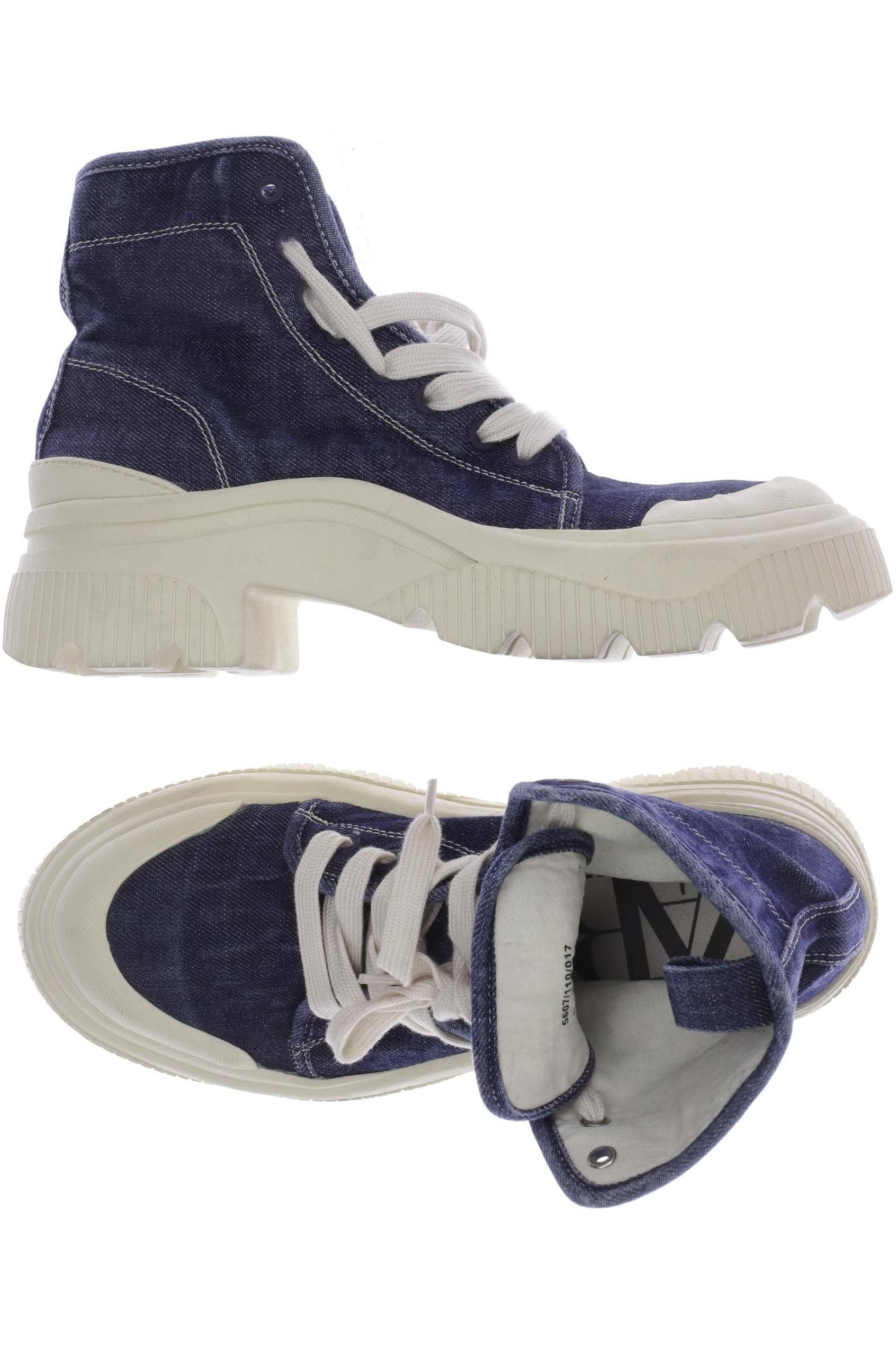 

Zara Damen Stiefelette, marineblau, Gr. 38