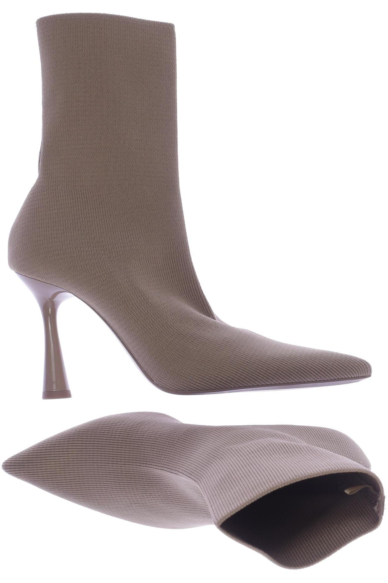 

ZARA Damen Stiefelette, beige