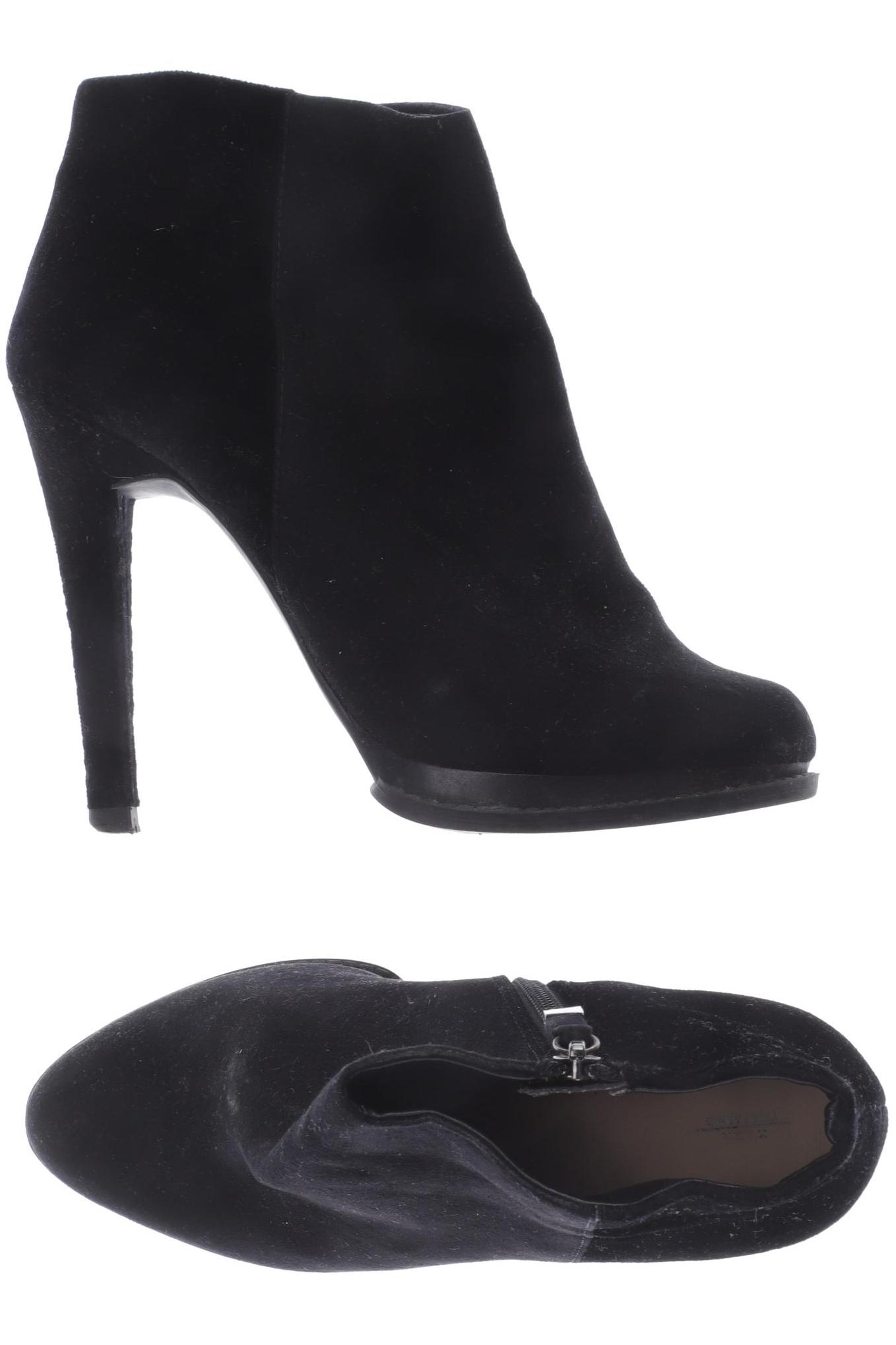 

ZARA Damen Stiefelette, schwarz