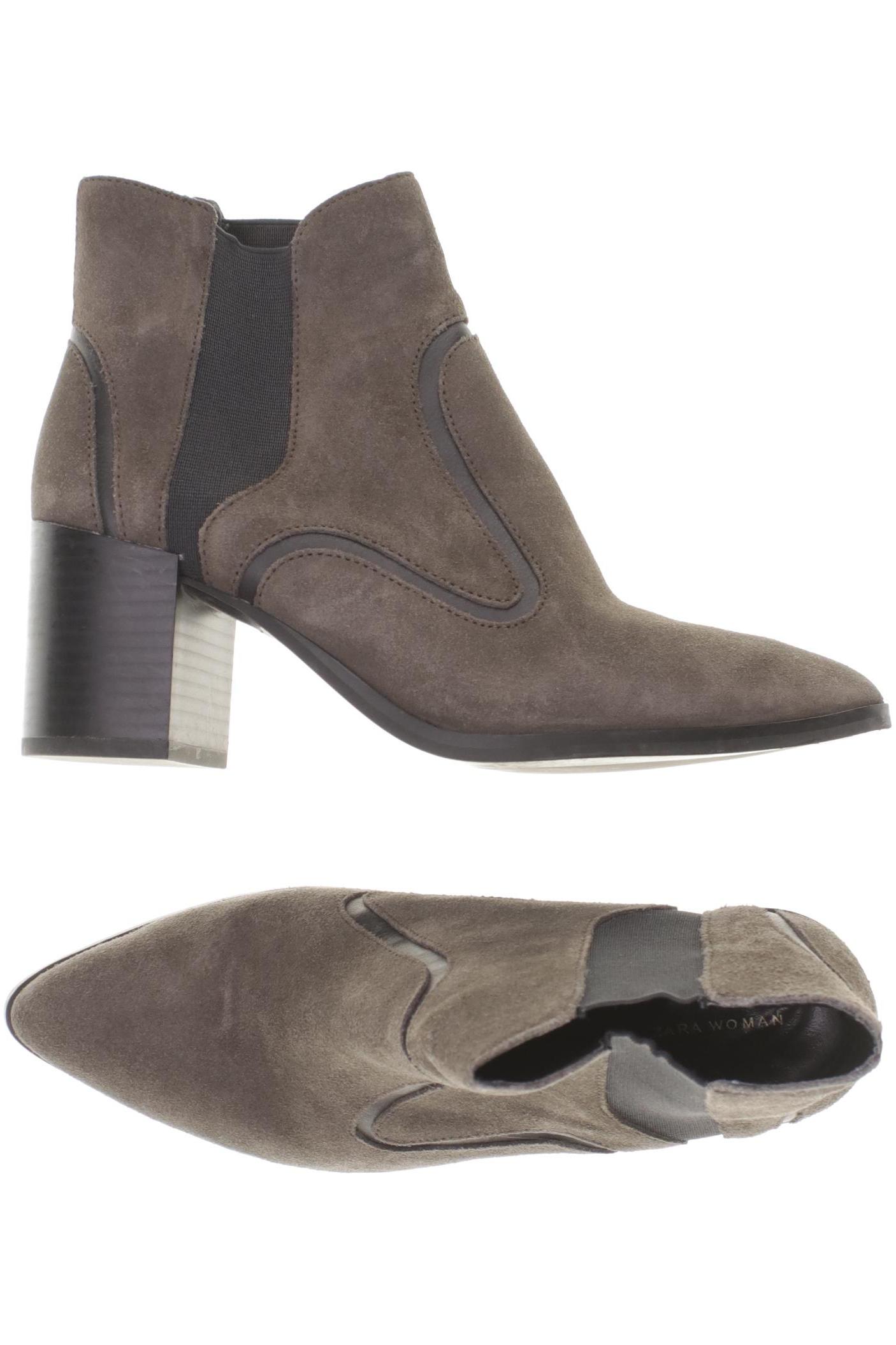 

Zara Damen Stiefelette, grau, Gr. 35