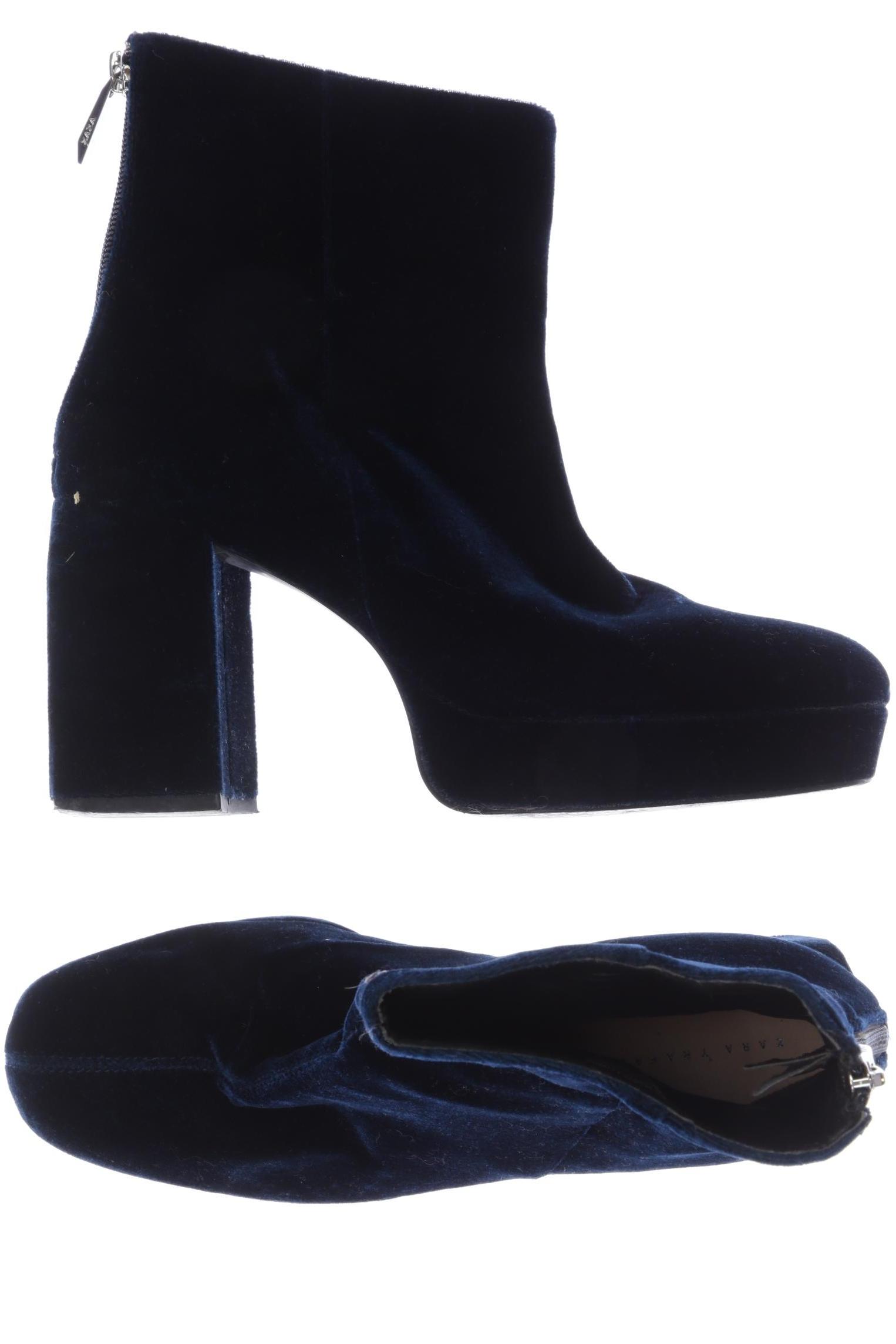

Zara Damen Stiefelette, marineblau, Gr. 40