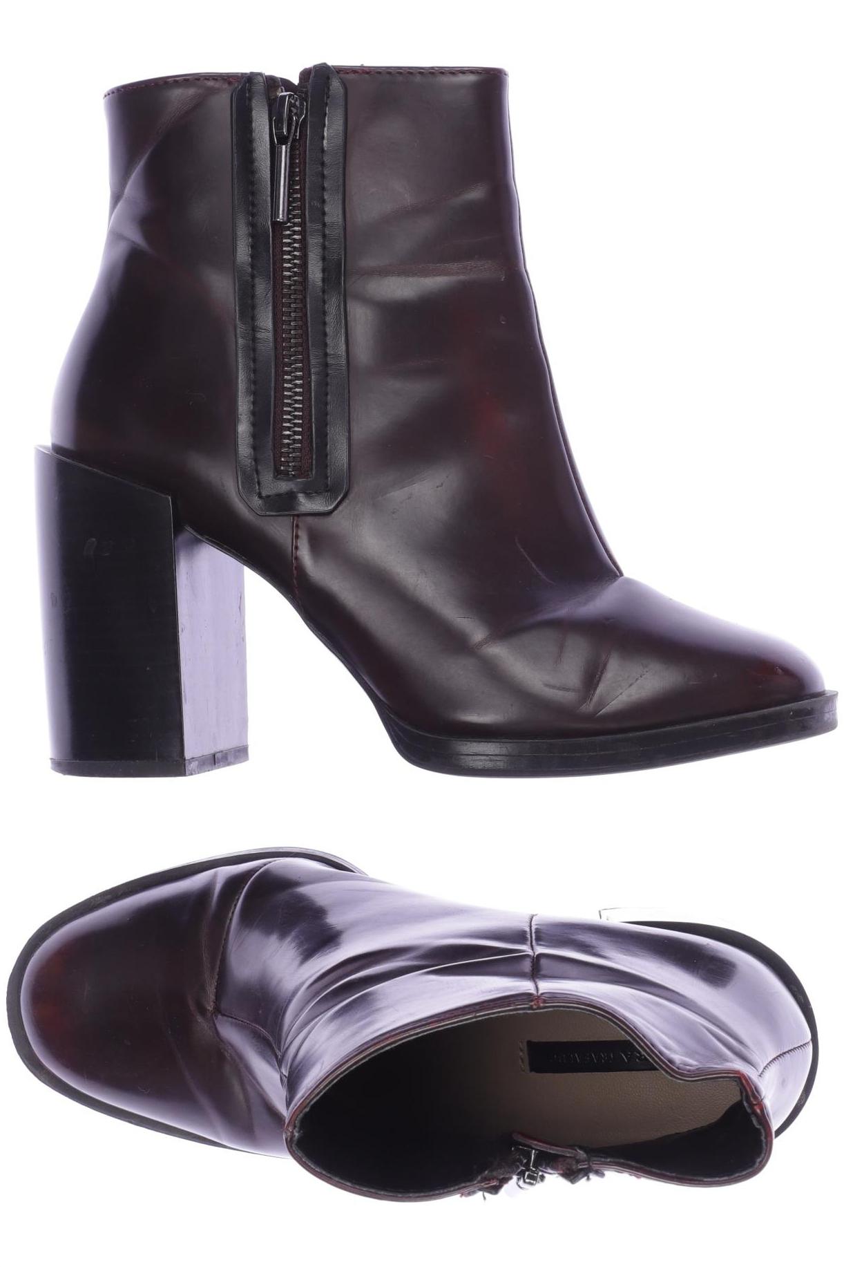 

Zara Damen Stiefelette, bordeaux, Gr. 37