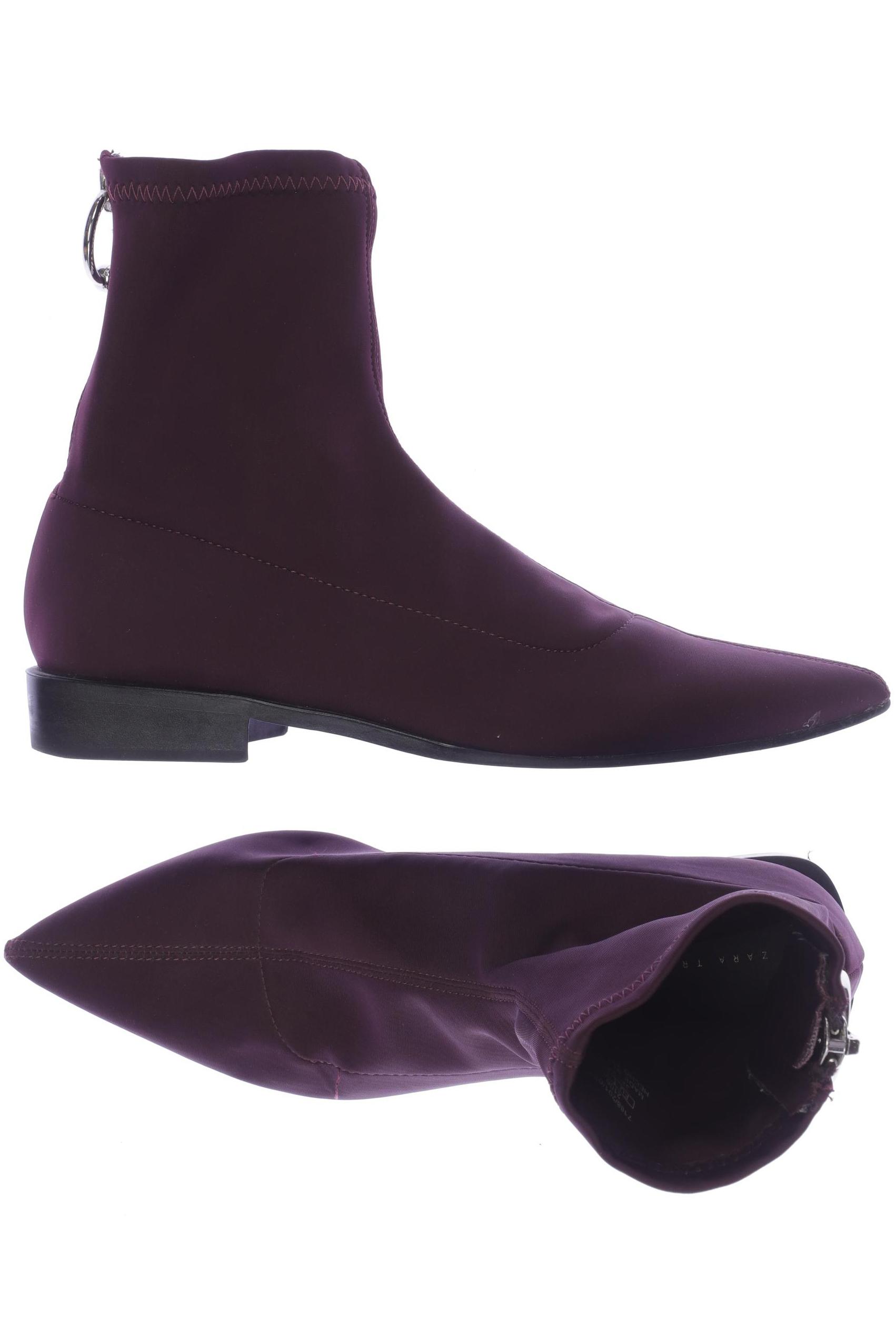 

Zara Damen Stiefelette, bordeaux, Gr. 37