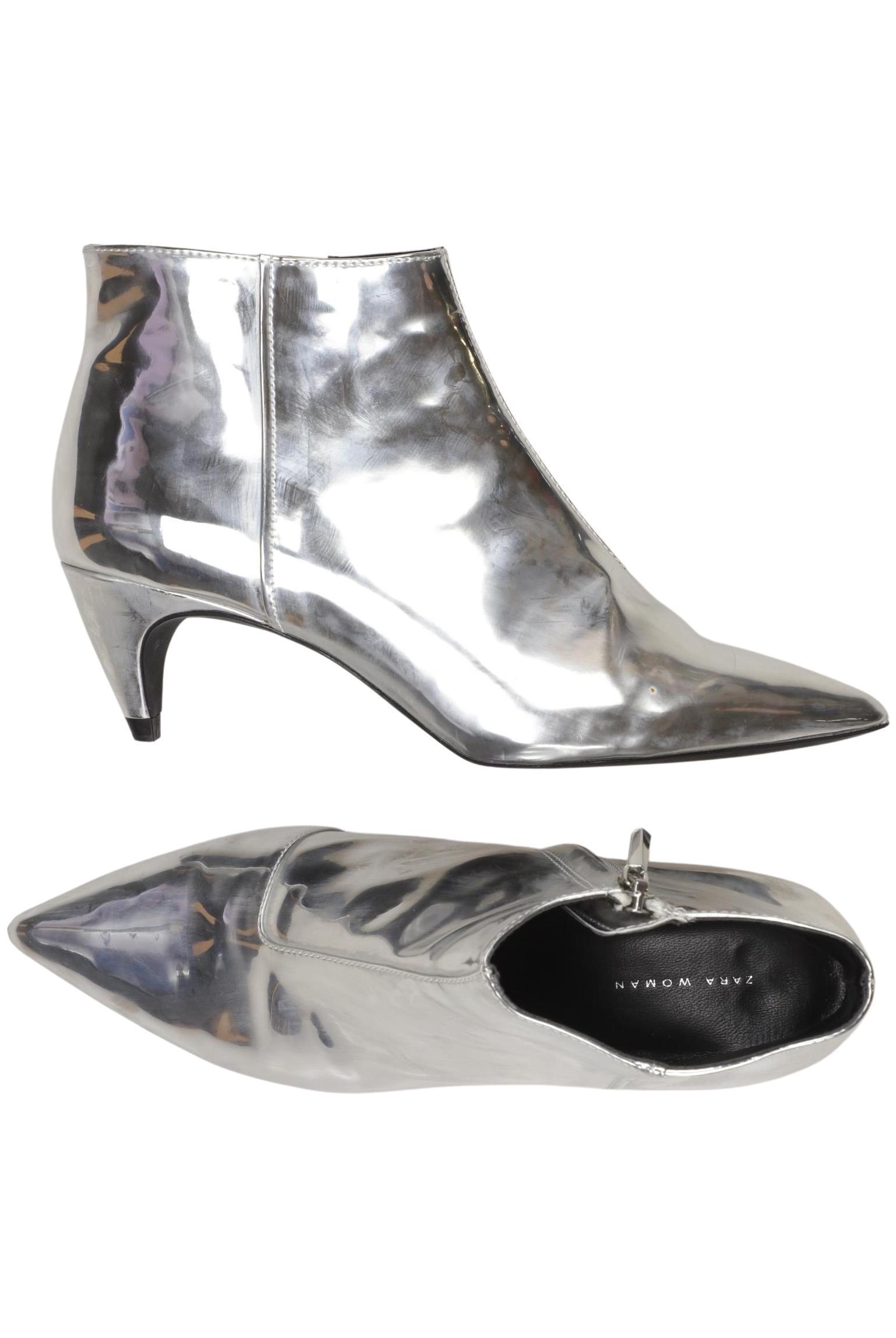 

Zara Damen Stiefelette, silber, Gr. 37