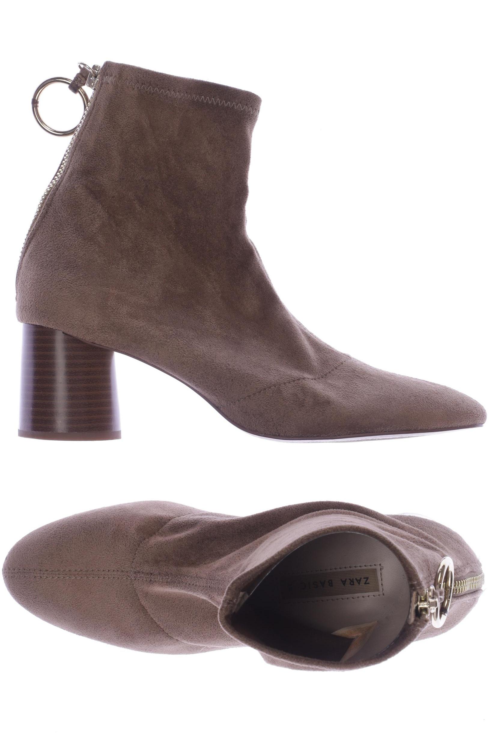 

ZARA Damen Stiefelette, braun
