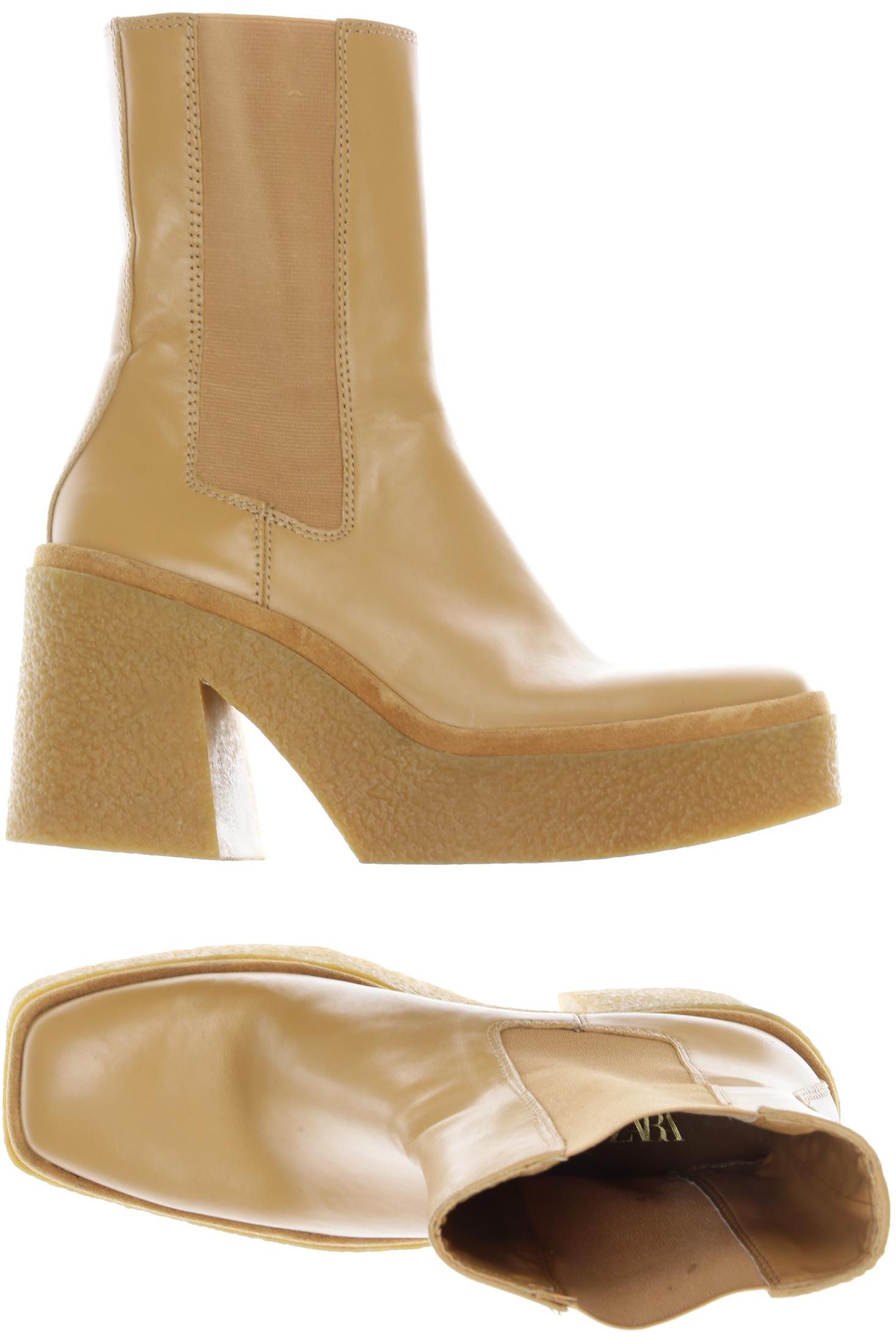 

Zara Damen Stiefelette, beige, Gr. 39