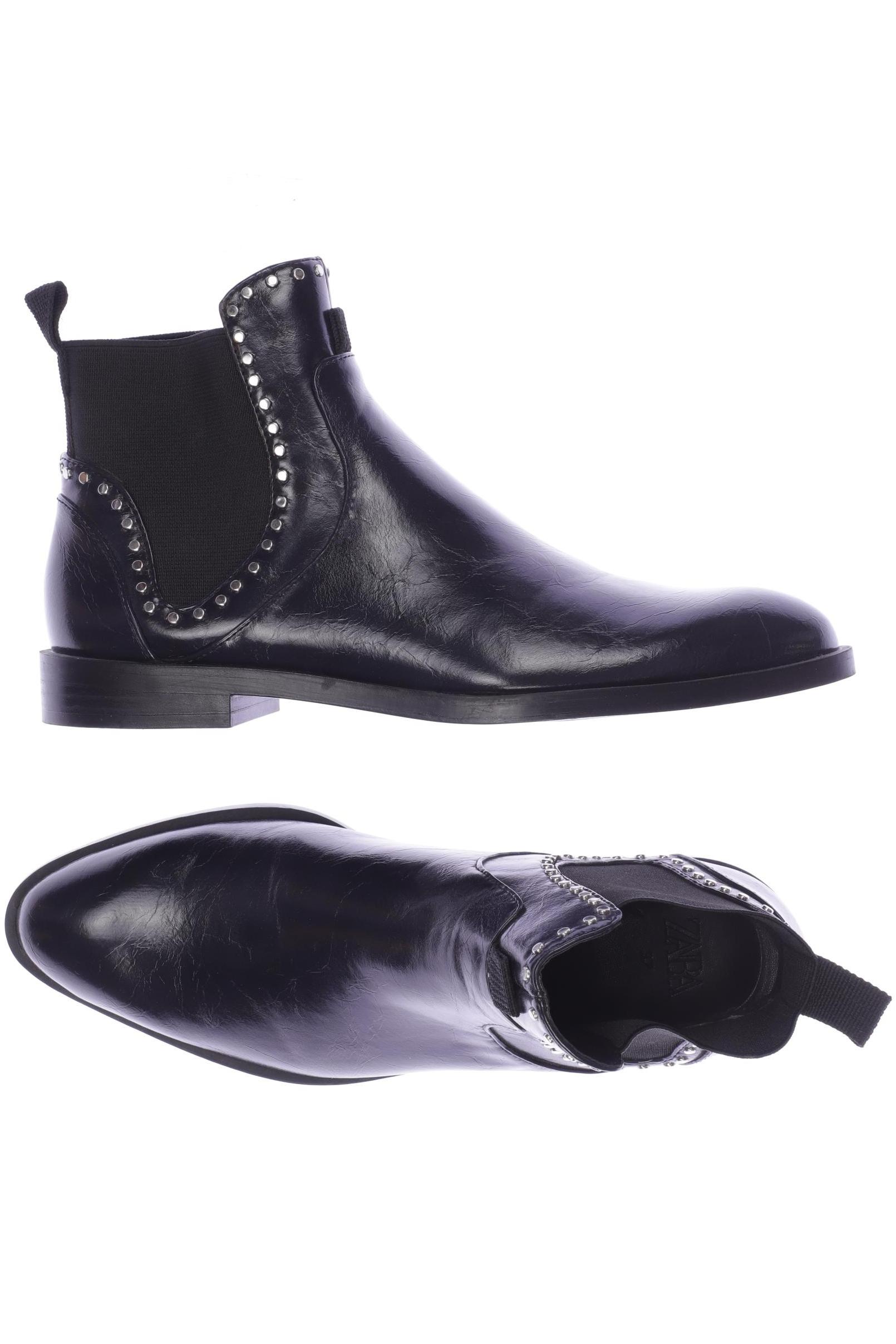 

Zara Damen Stiefelette, marineblau, Gr. 37