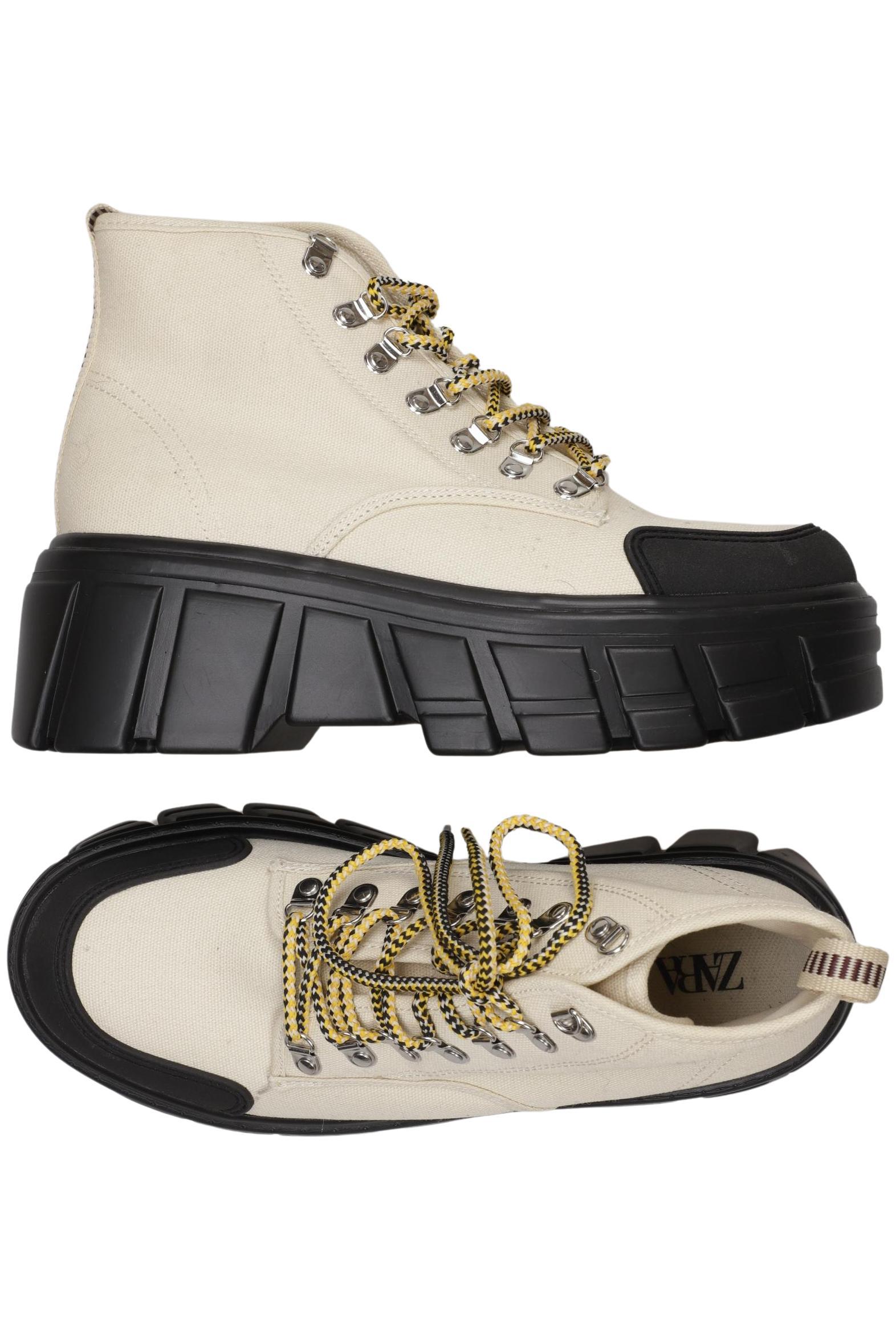 

Zara Damen Stiefelette, cremeweiß, Gr. 39