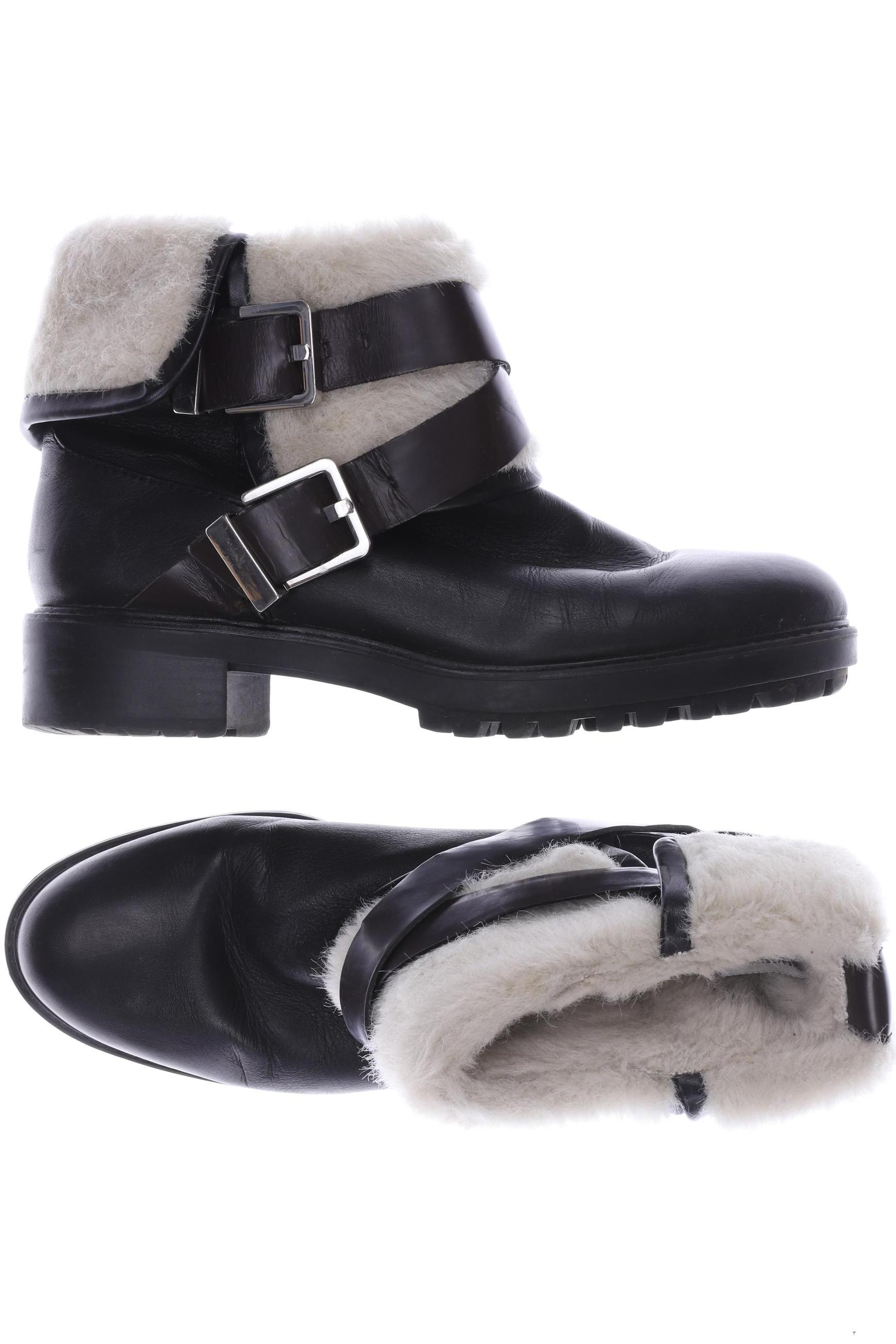 

ZARA Damen Stiefelette, schwarz