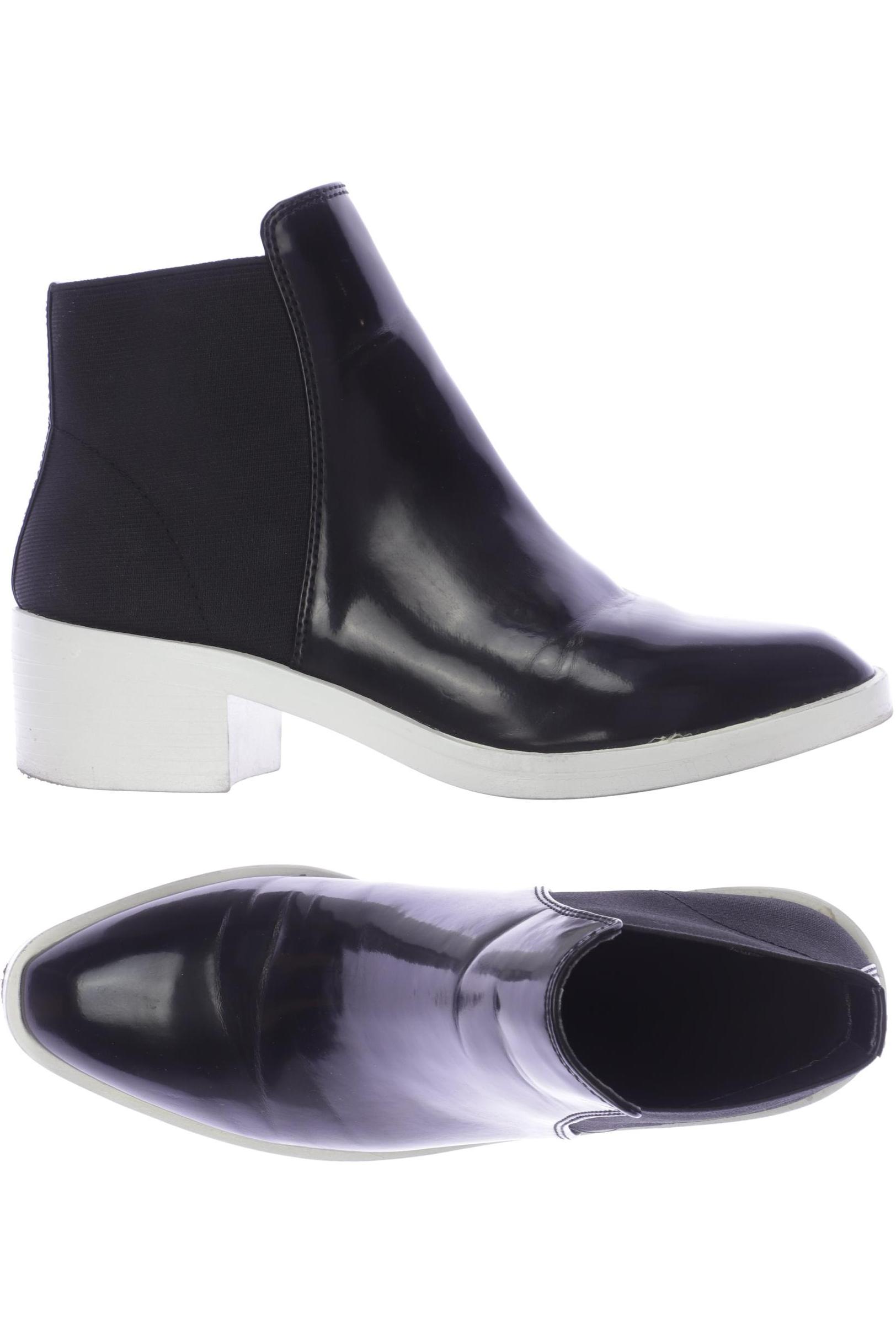 

ZARA Damen Stiefelette, schwarz