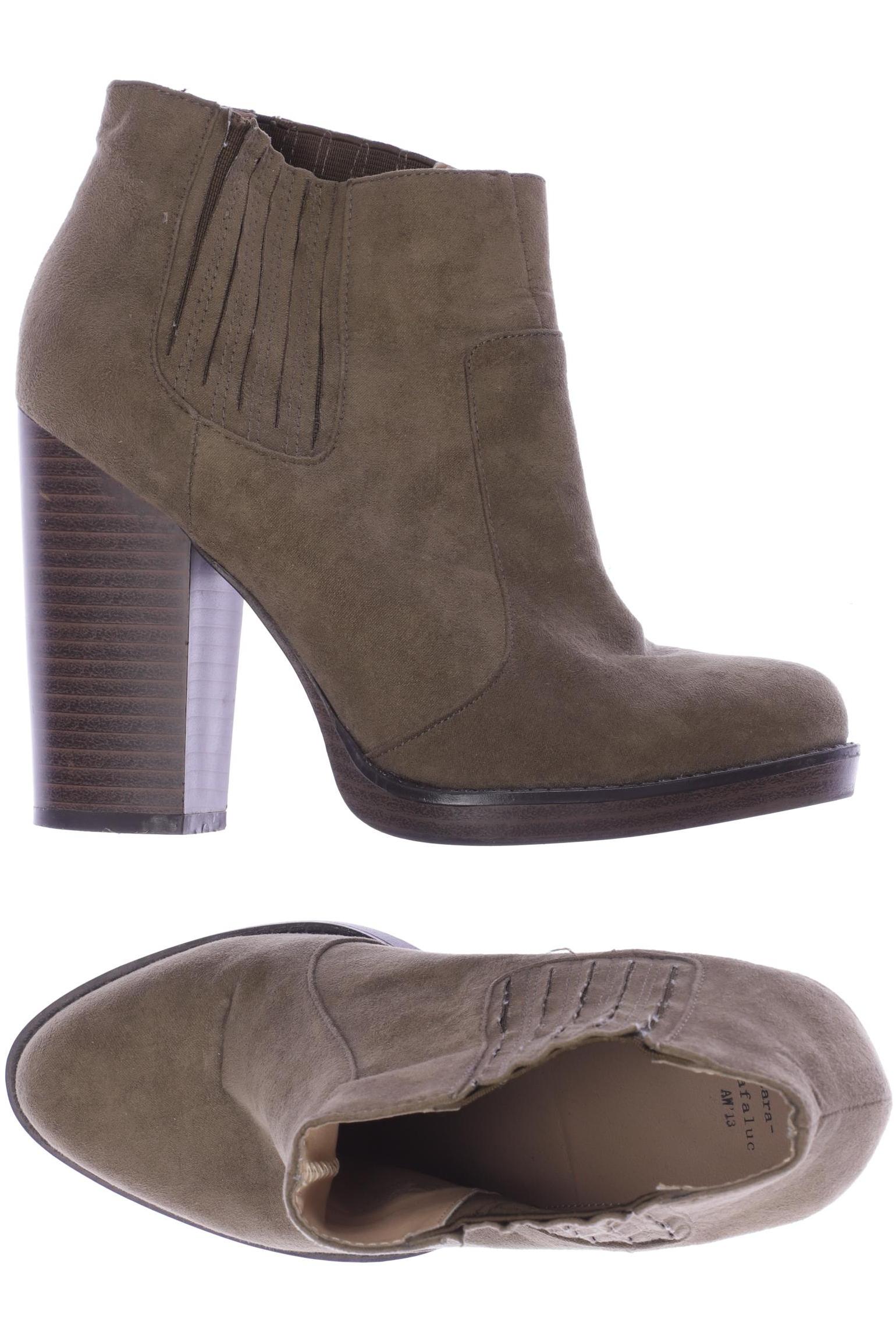 

Zara Damen Stiefelette, grün, Gr. 38