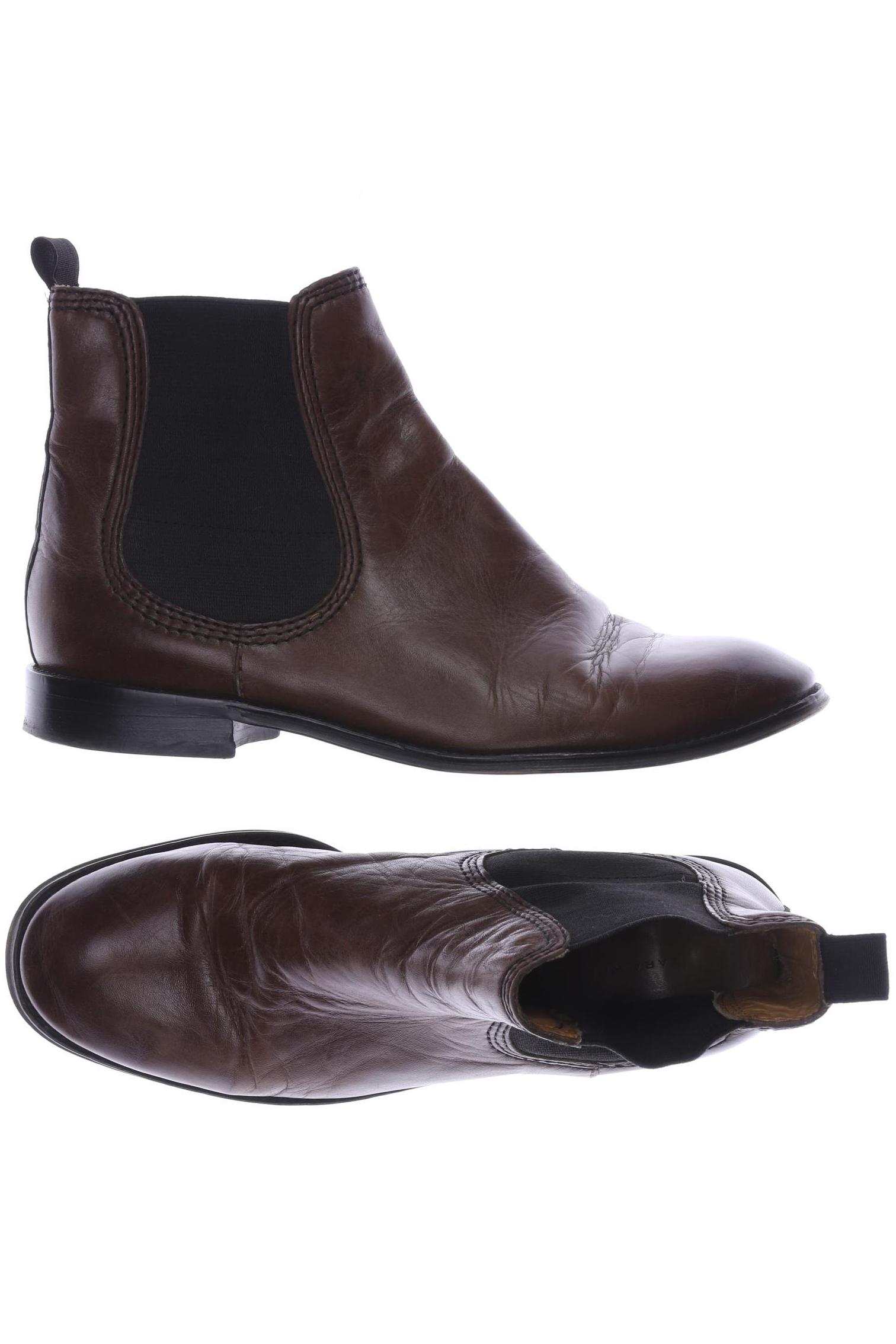 

ZARA Damen Stiefelette, braun