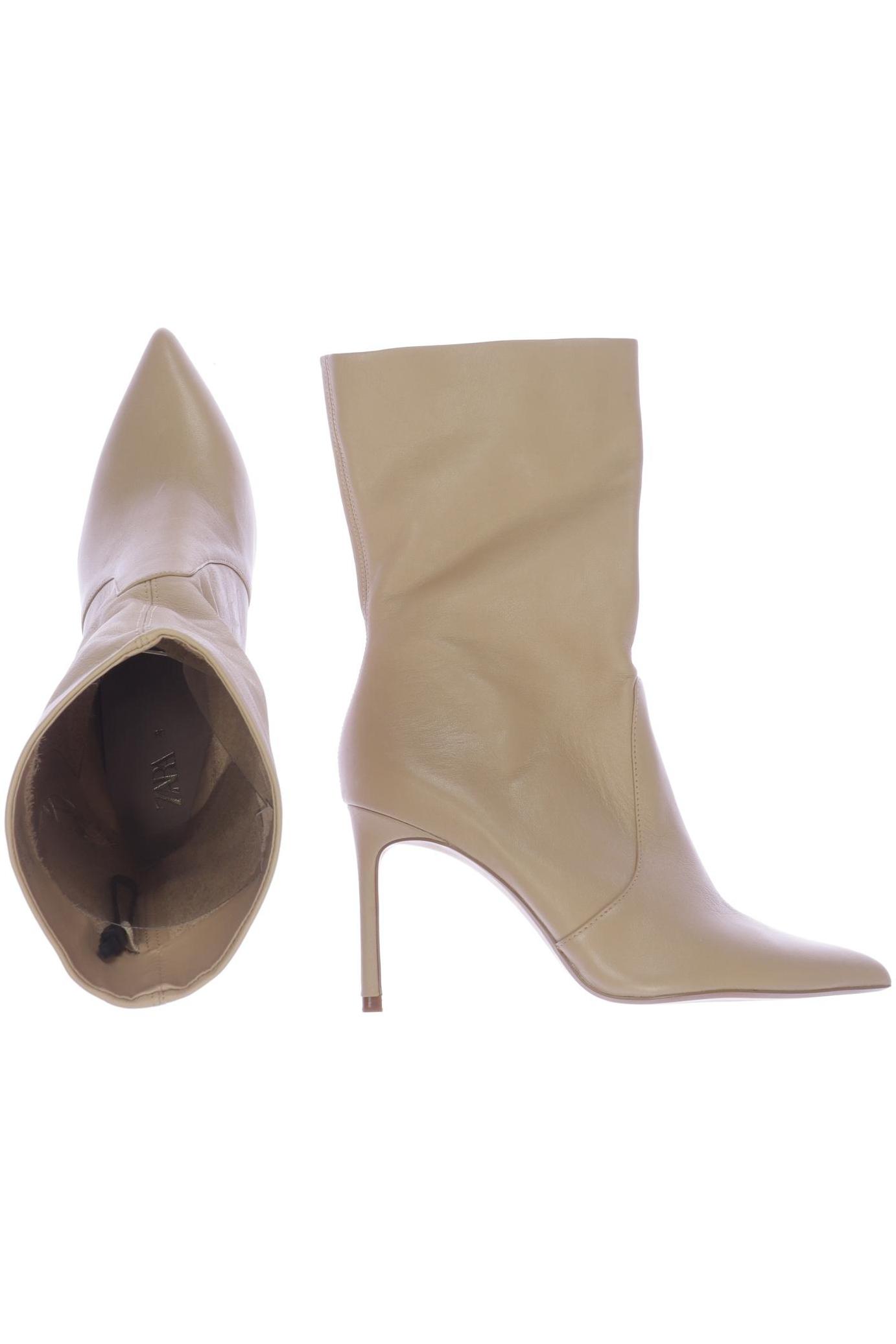 

Zara Damen Stiefelette, beige, Gr. 38