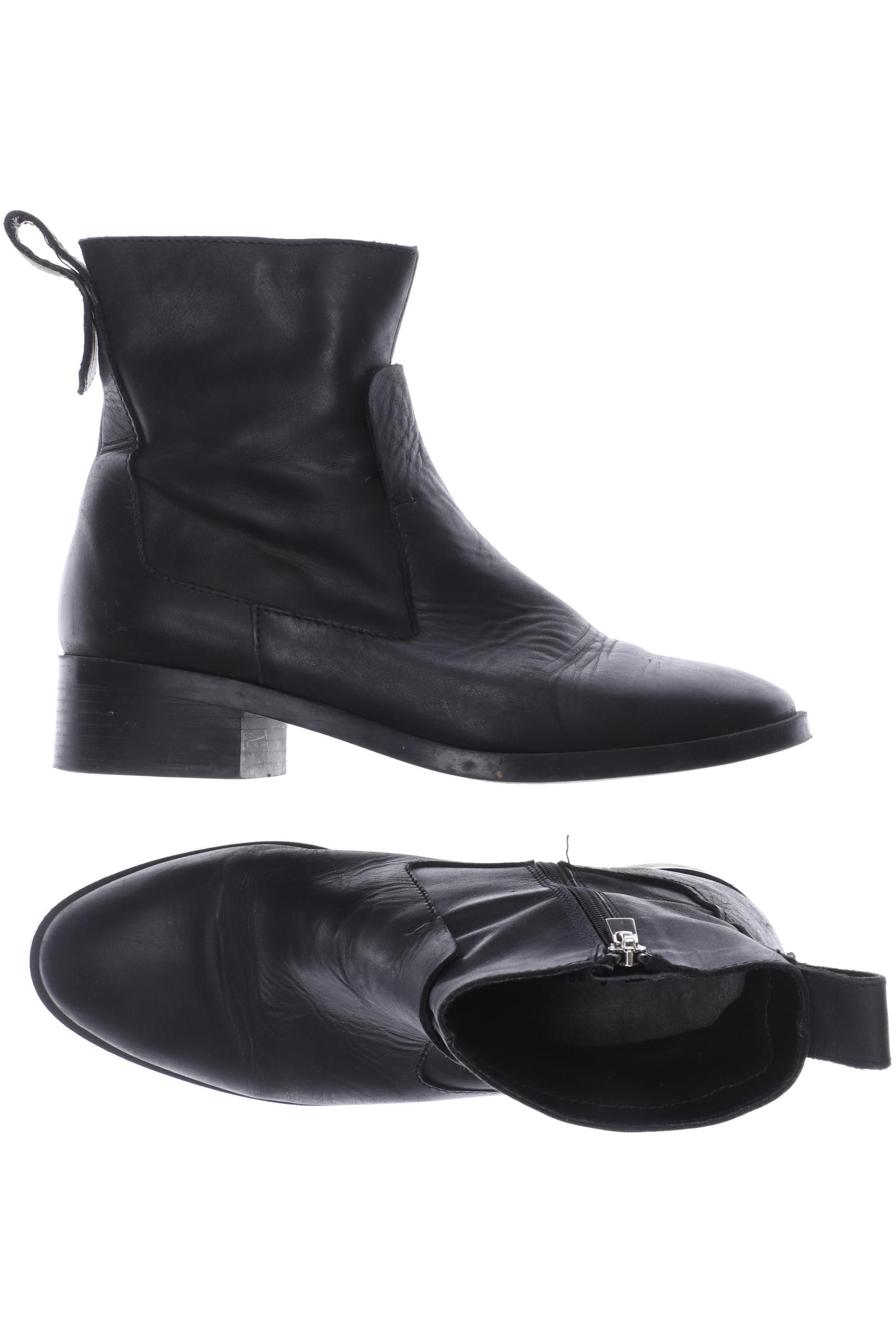 

ZARA Damen Stiefelette, marineblau