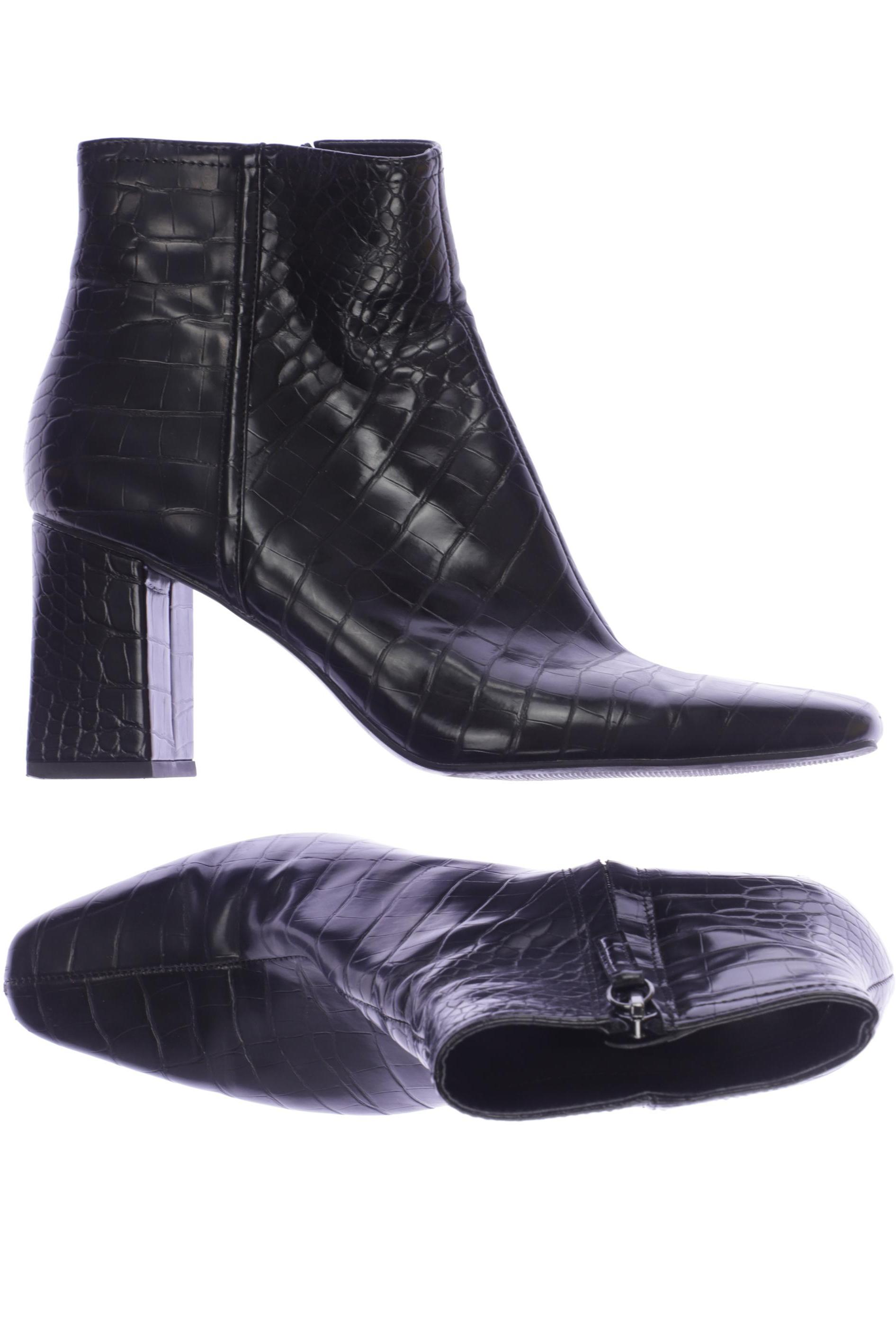 

ZARA Damen Stiefelette, schwarz