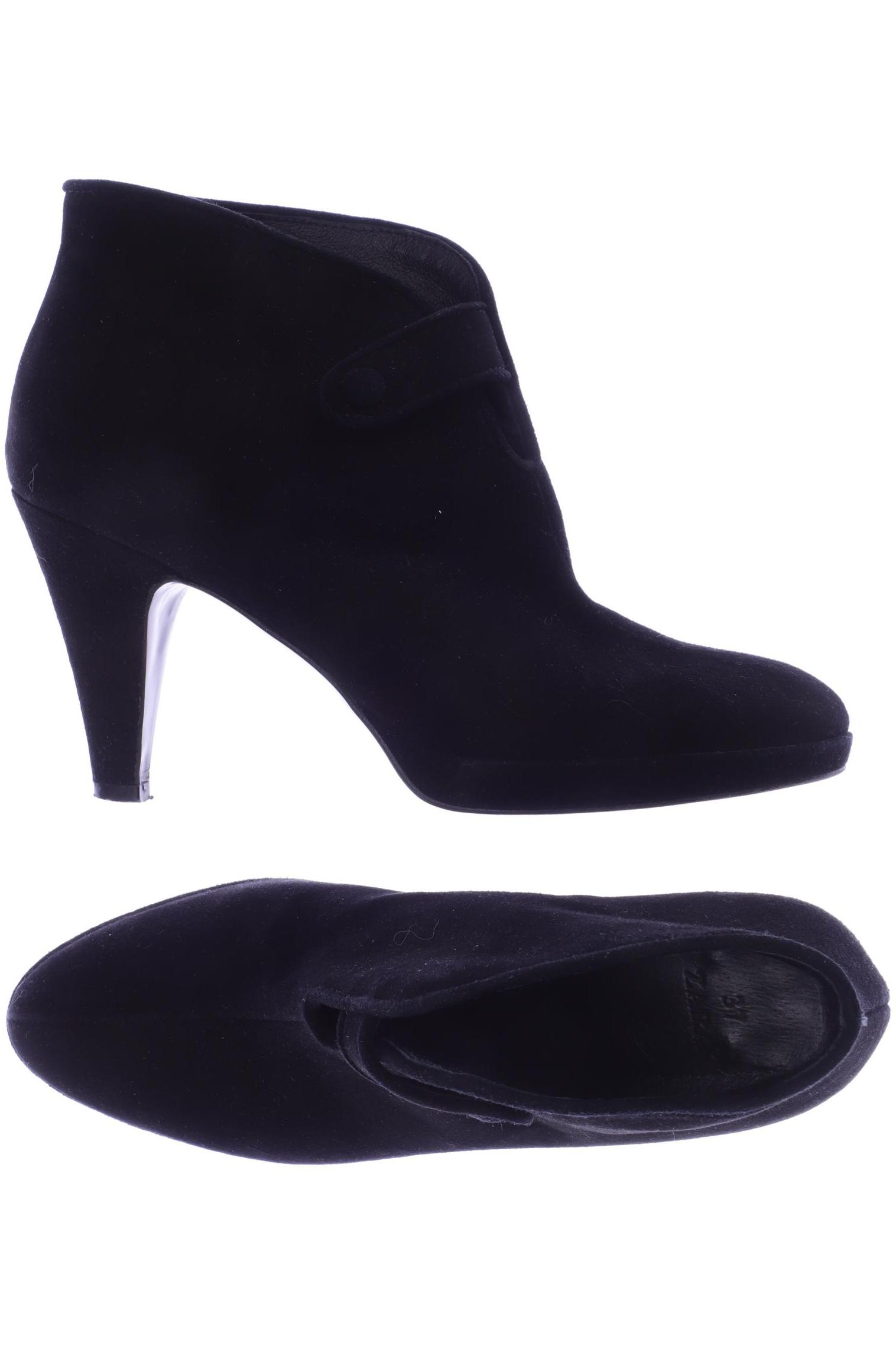 

ZARA Damen Stiefelette, schwarz